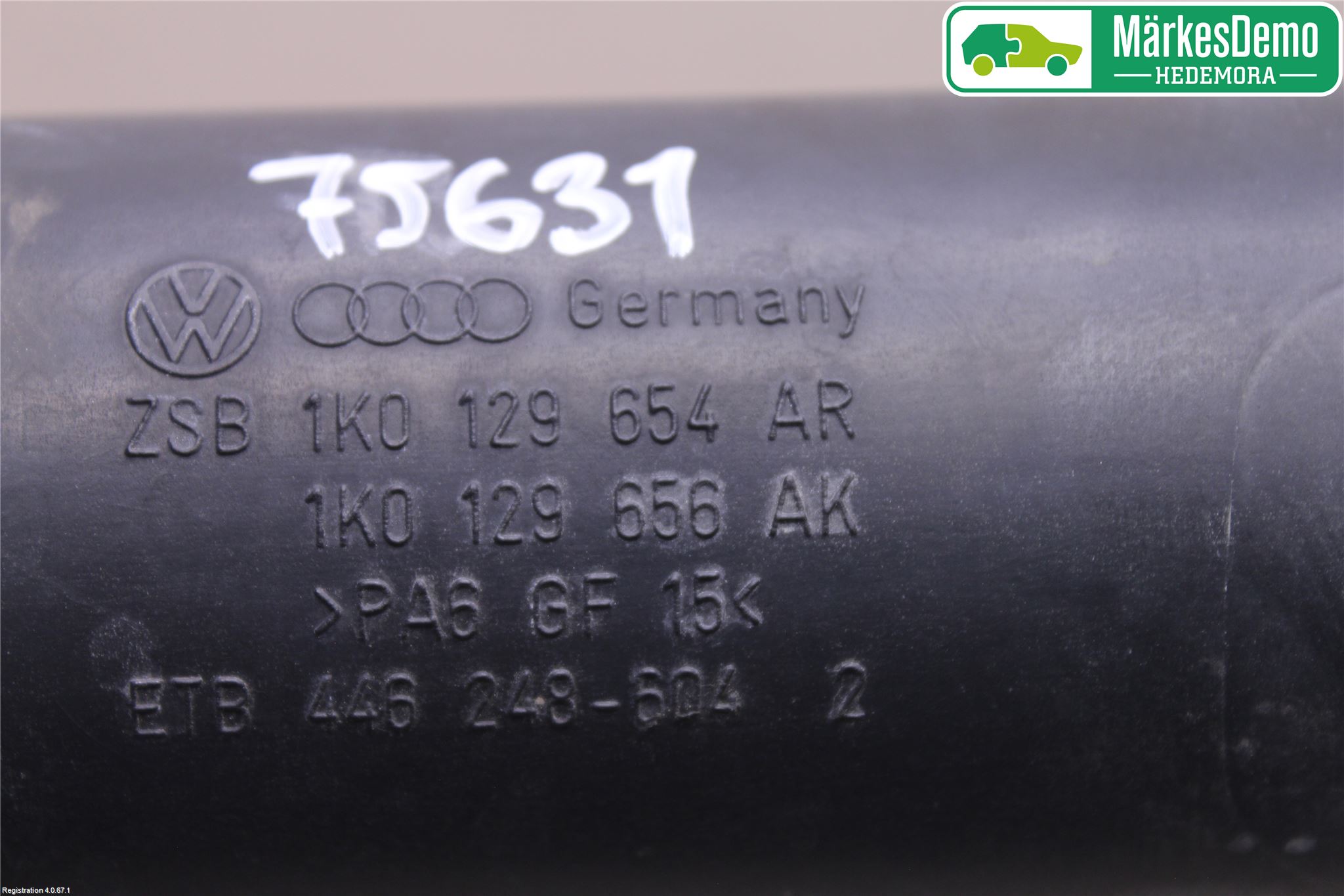 Volkswagen VW PASSAT CC 08-16 Laddluft-Intercoolerrör
