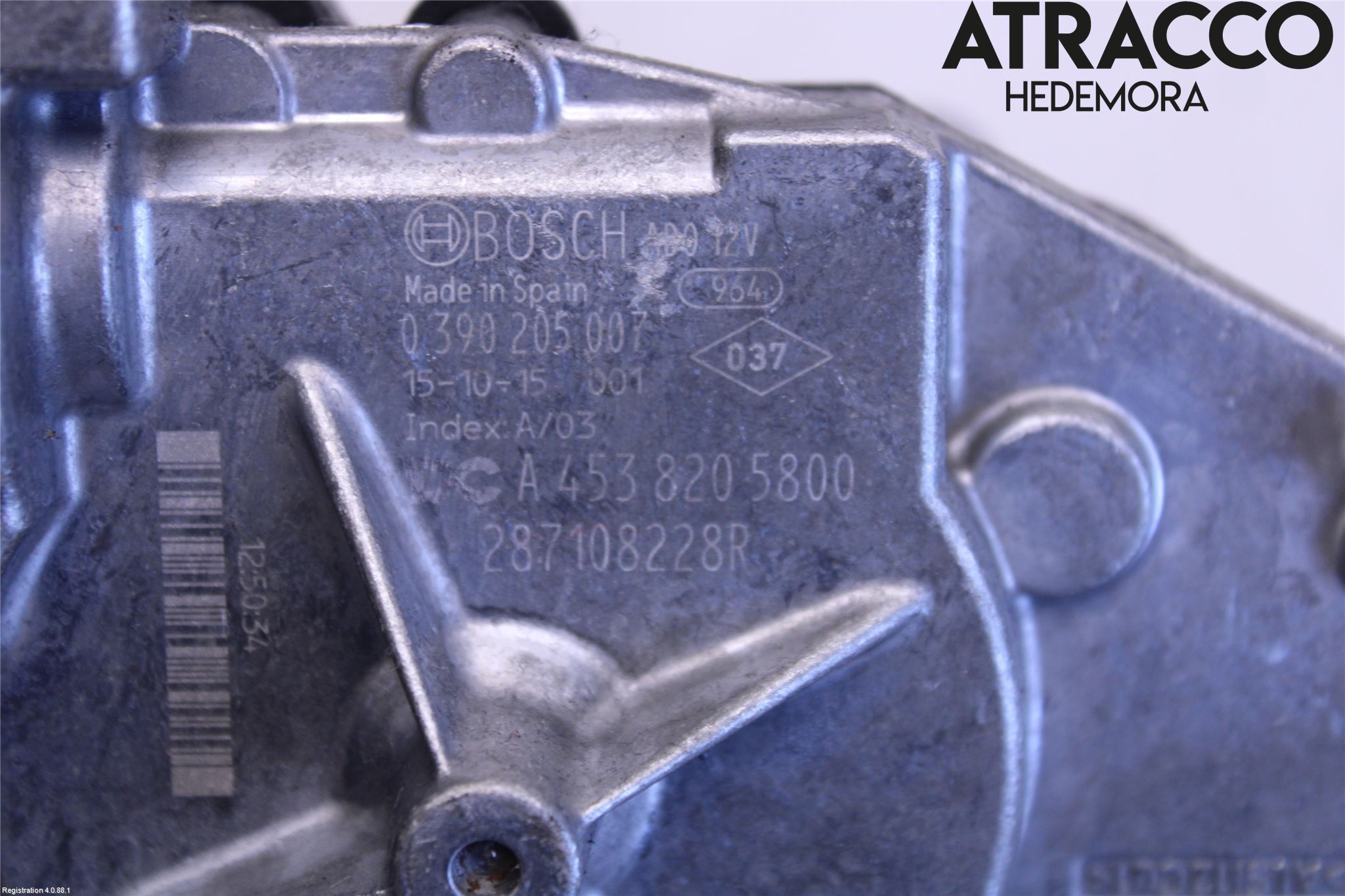 Renault KADJAR 15- Torkarmotor Baklucka