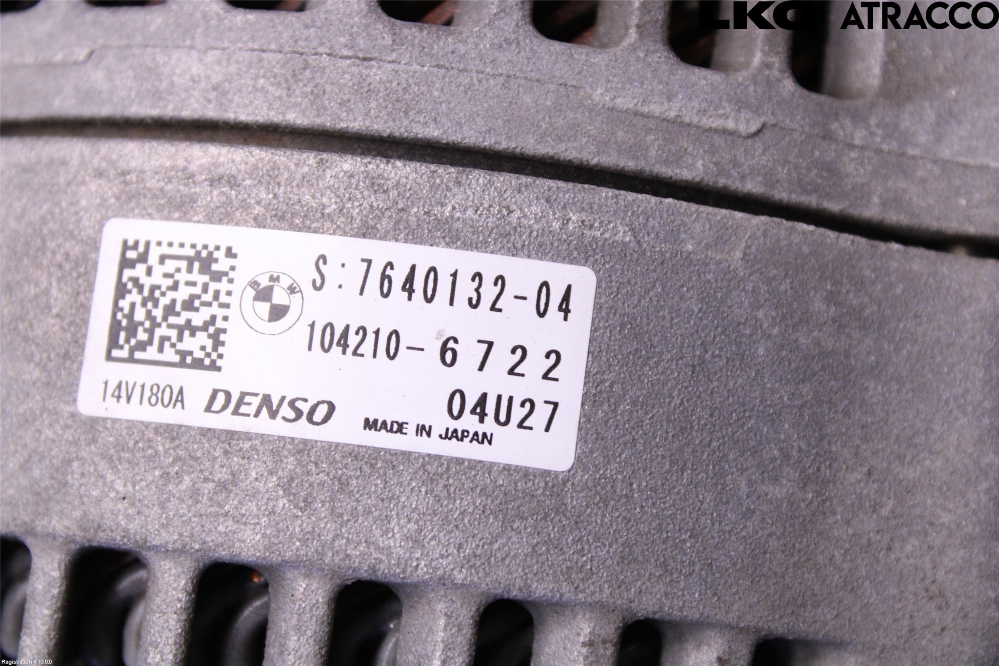 BMW 3 F30/F31/F80 12-19 Generator