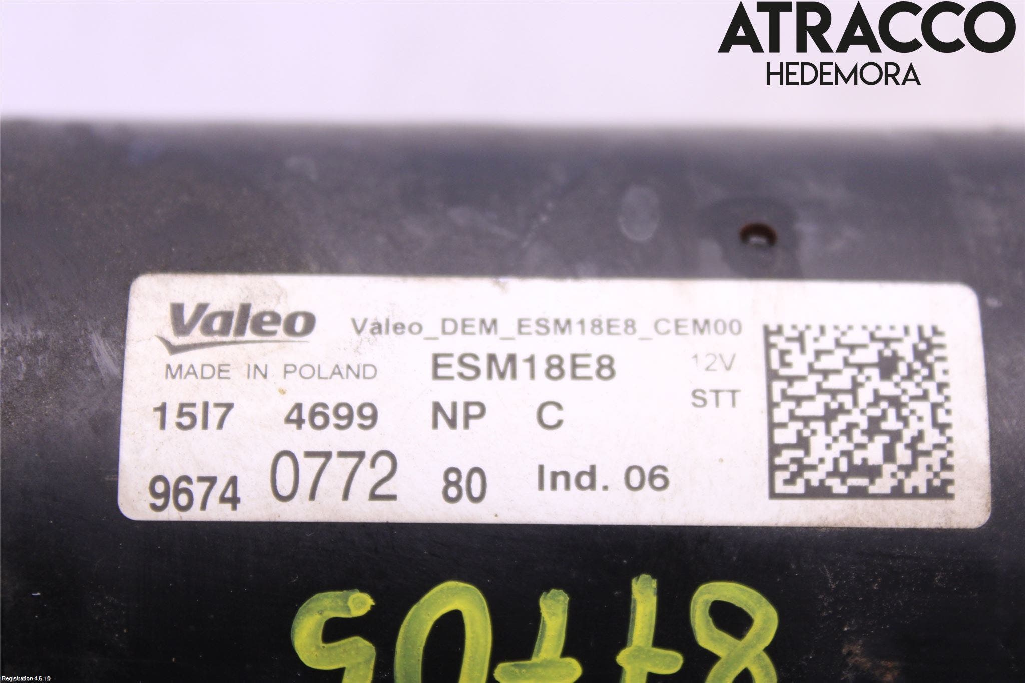 Peugeot 308 14-21 Startmotor