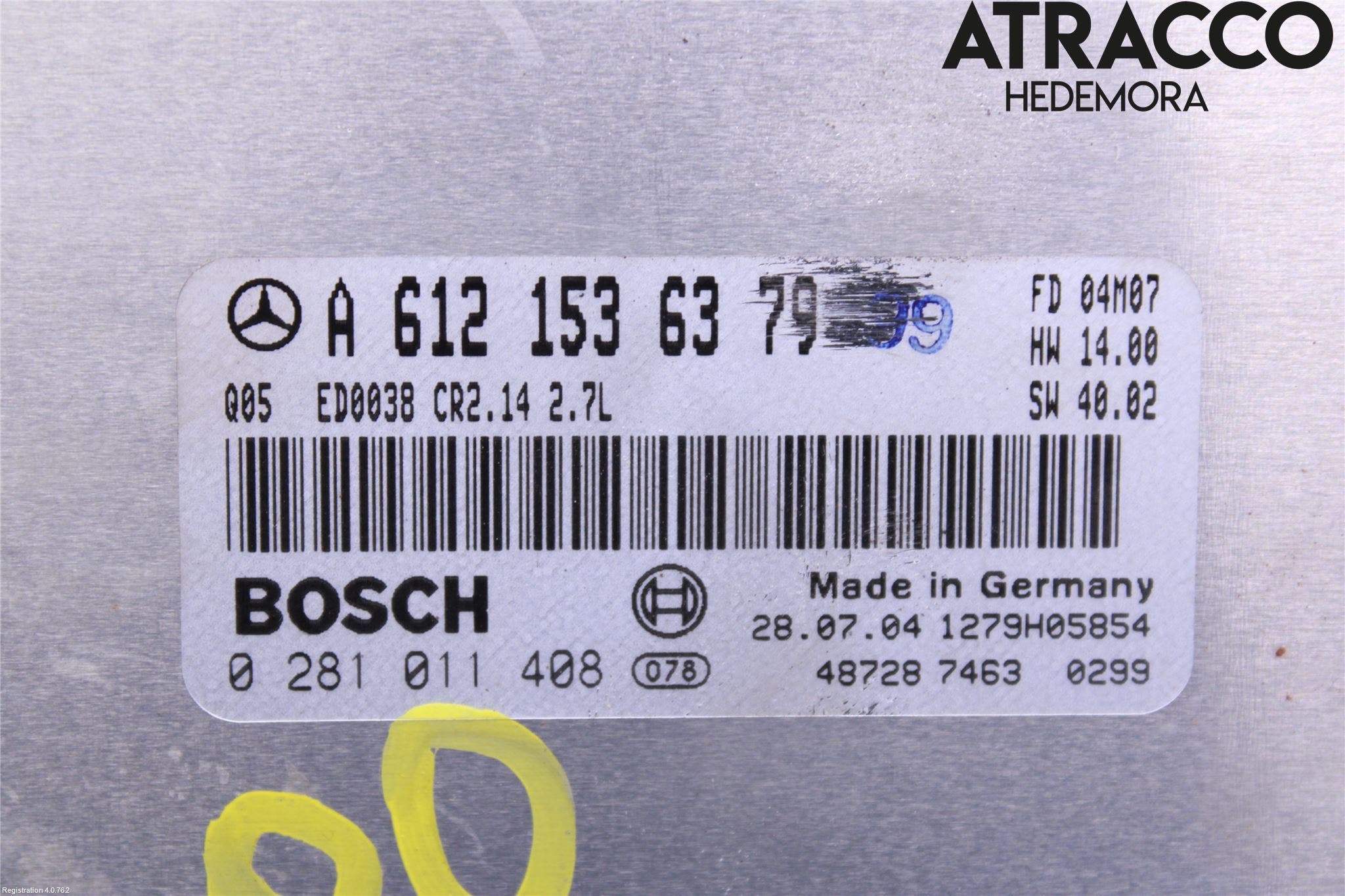 Mercedes-Benz MB ML (W163) 97-05 Styrenhet Insprut Bensin