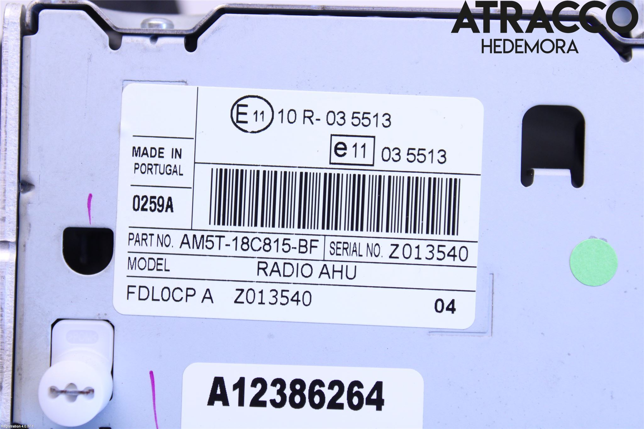 Ford GRAND C-MAX  11-14 Cd Radio - Multimediapanel