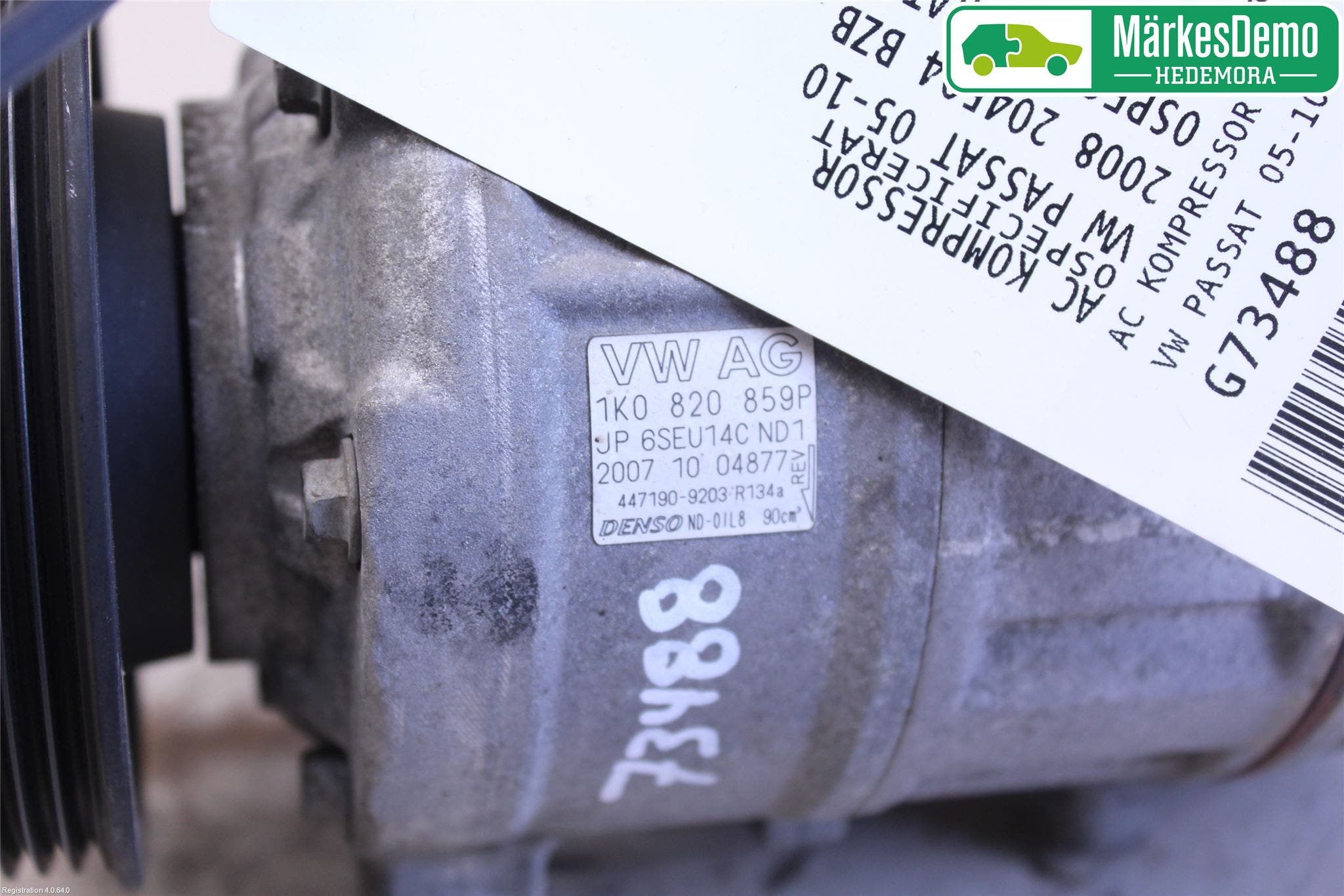 Volkswagen VW PASSAT 05-11 Ac Kompressor