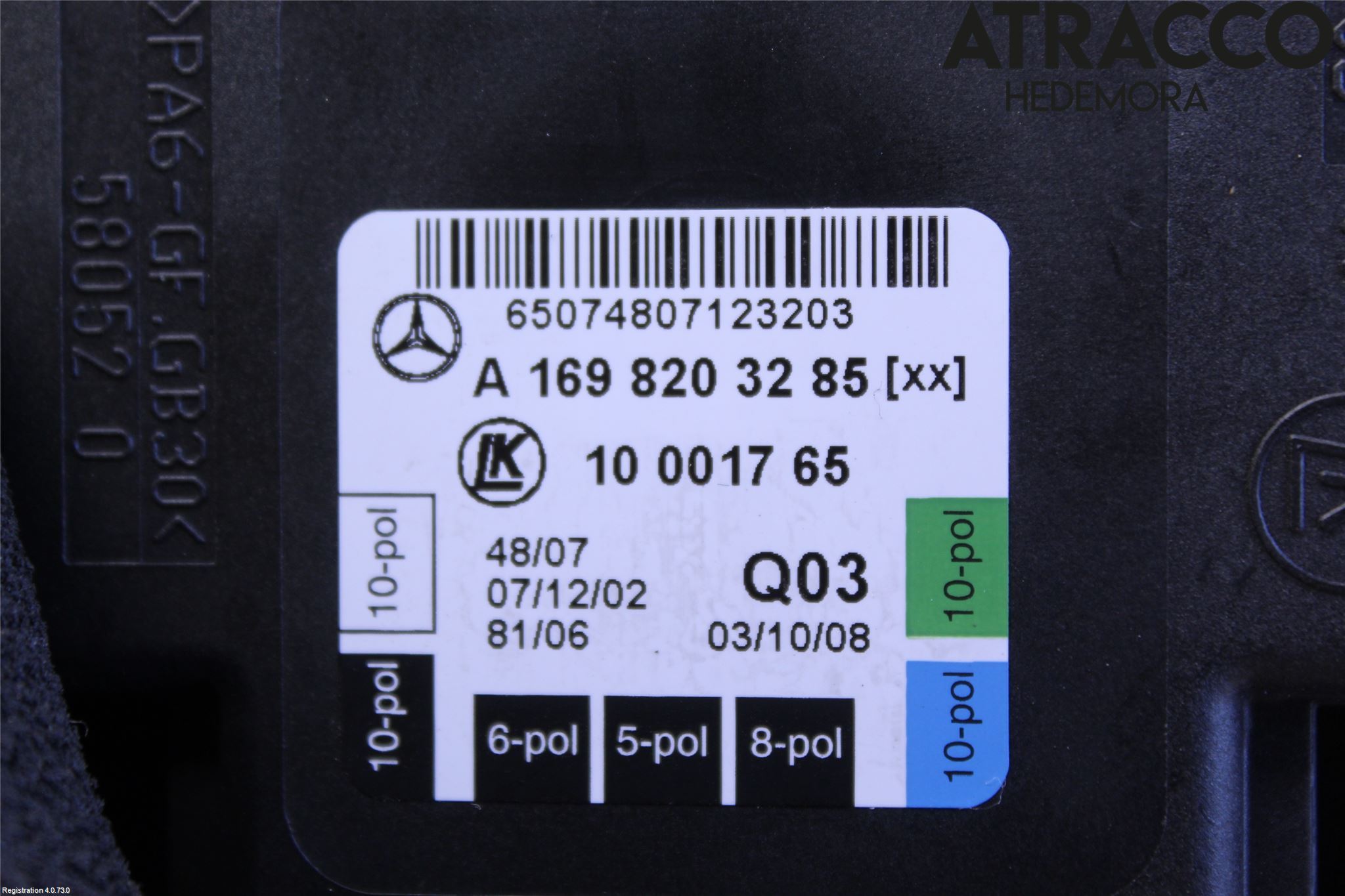 Mercedes-Benz MB B-KLASS (W245) 05-12 Styrenhet Dörr