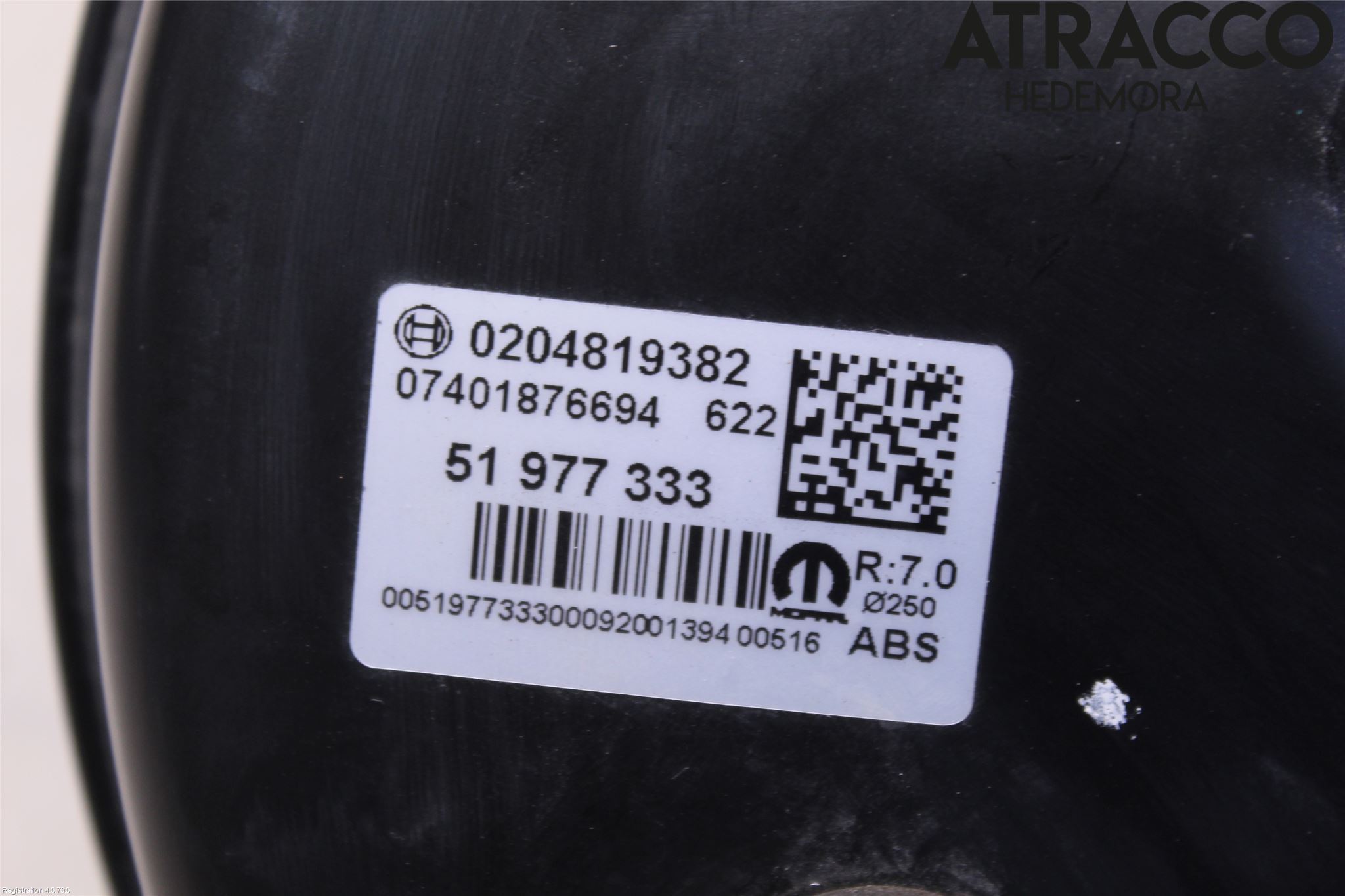 Fiat TIPO/CROSS 16- Bromsservo