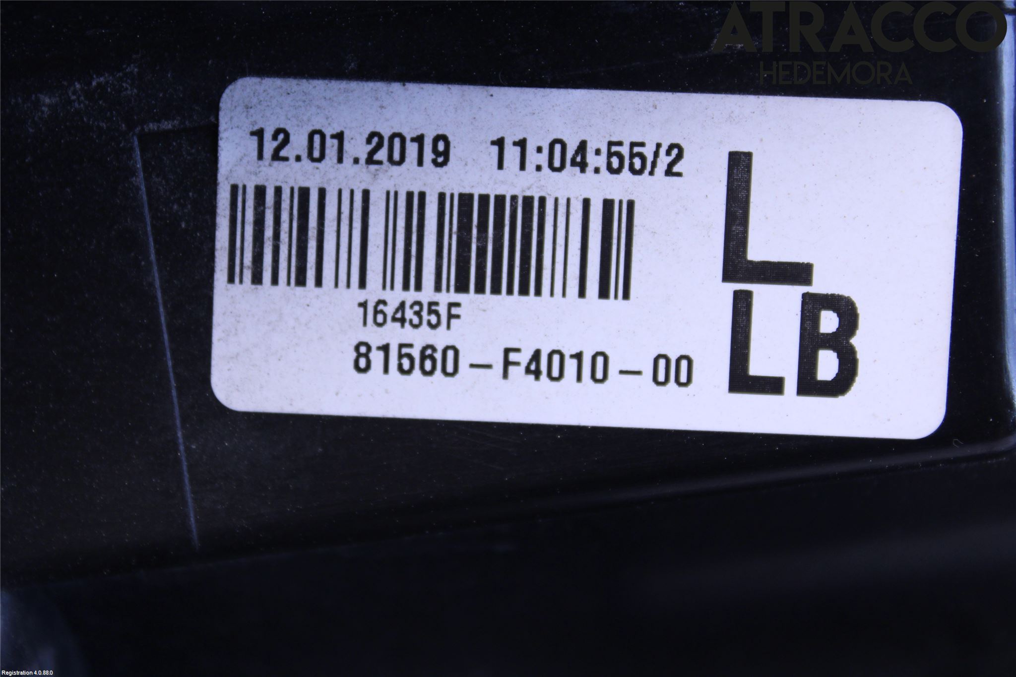 Toyota C-HR 16-23 Bakljus Vänster