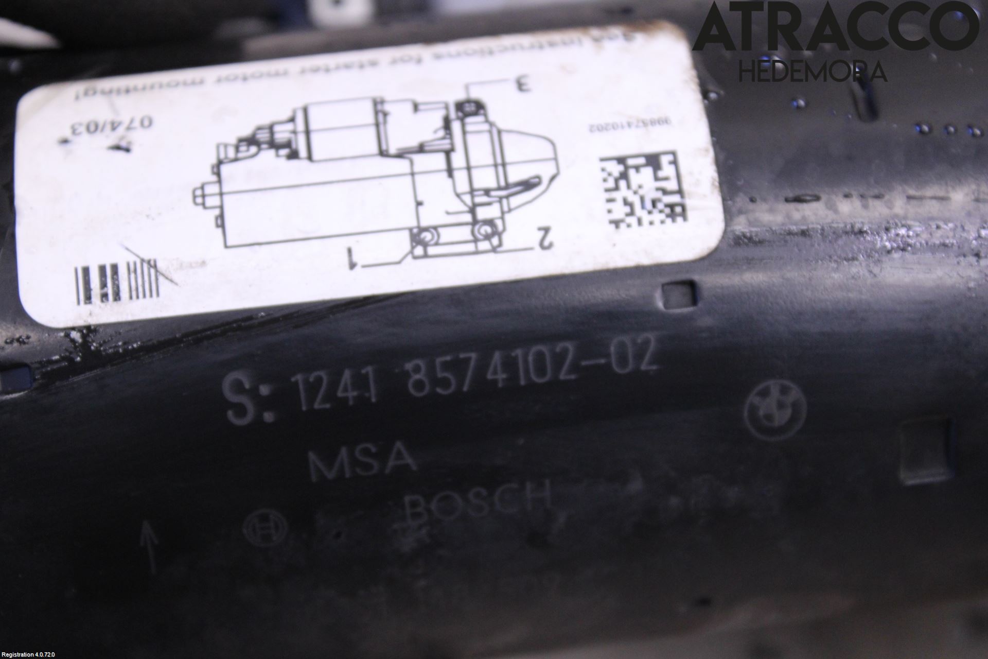 BMW 3 F30/F31/F80 12-19 Startmotor Diesel