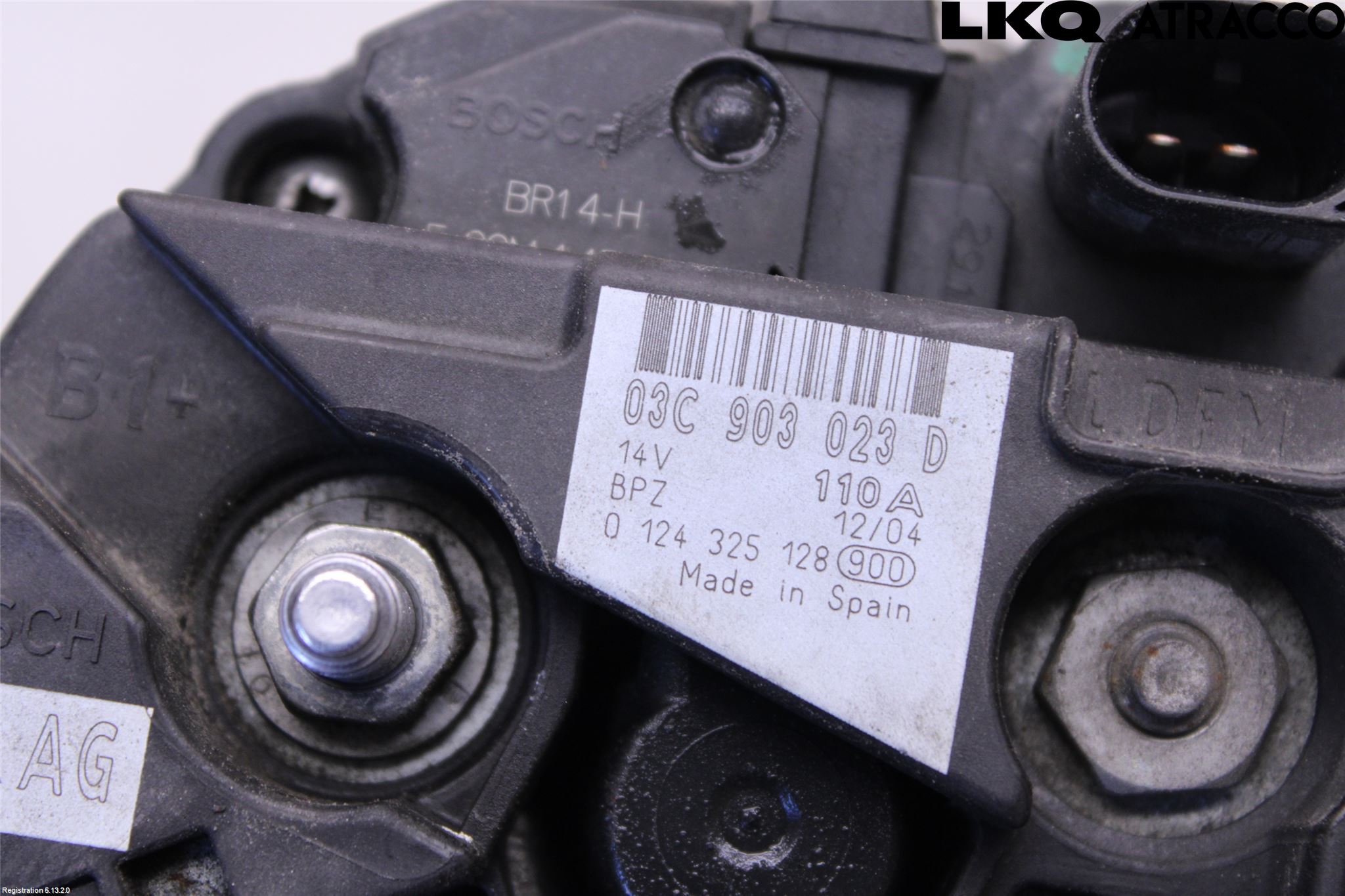 Volkswagen VW GOLF V 04-09 Generator