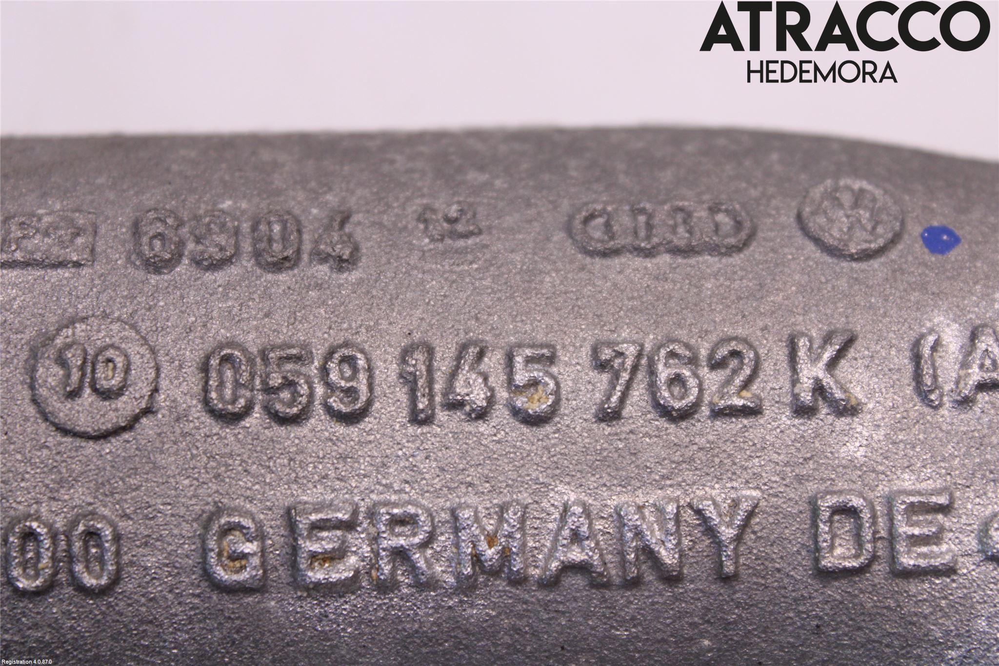 Volkswagen VW PHAETON Grenrör Insug