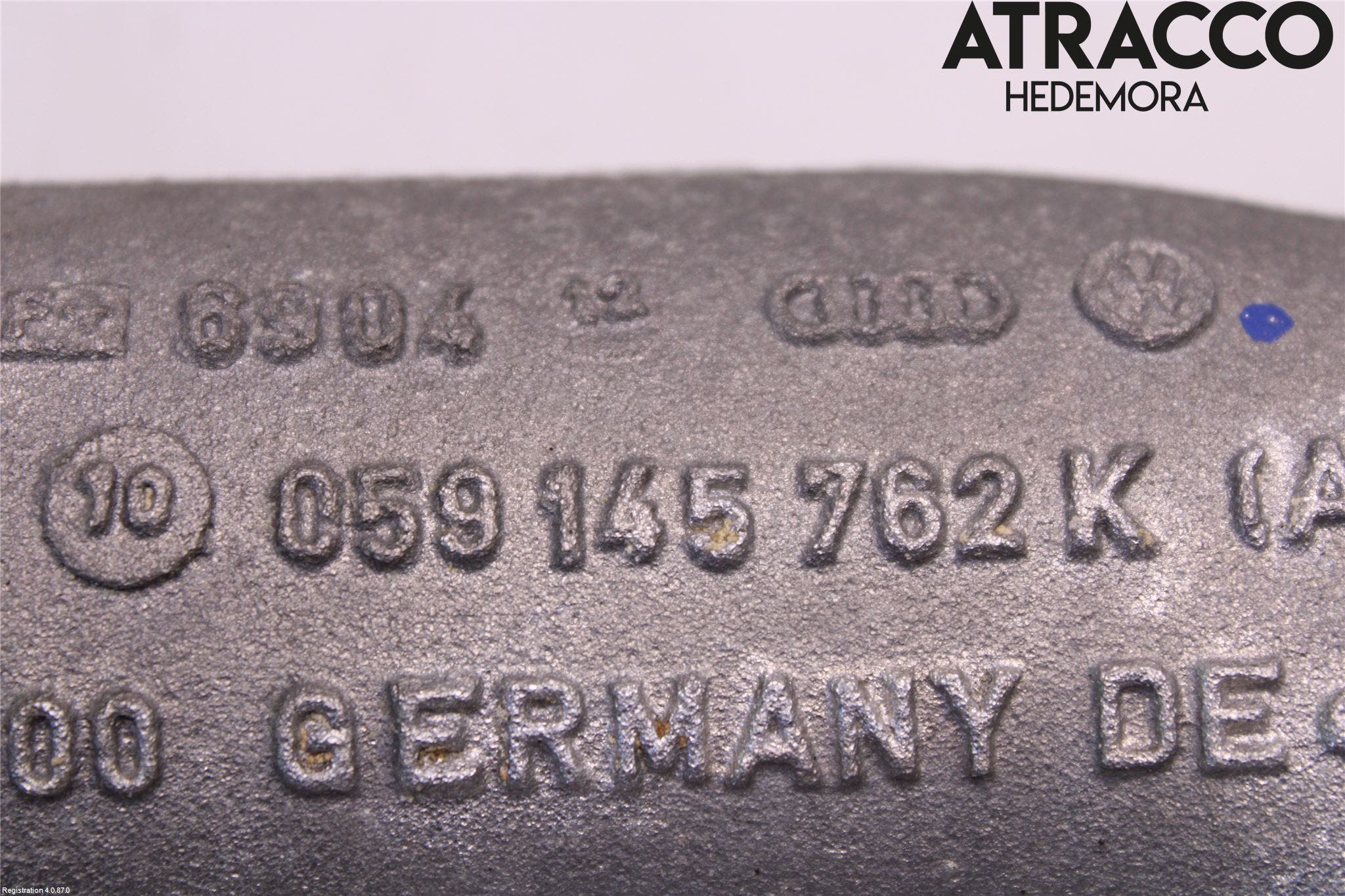 Volkswagen VW PHAETON Grenrör Insug