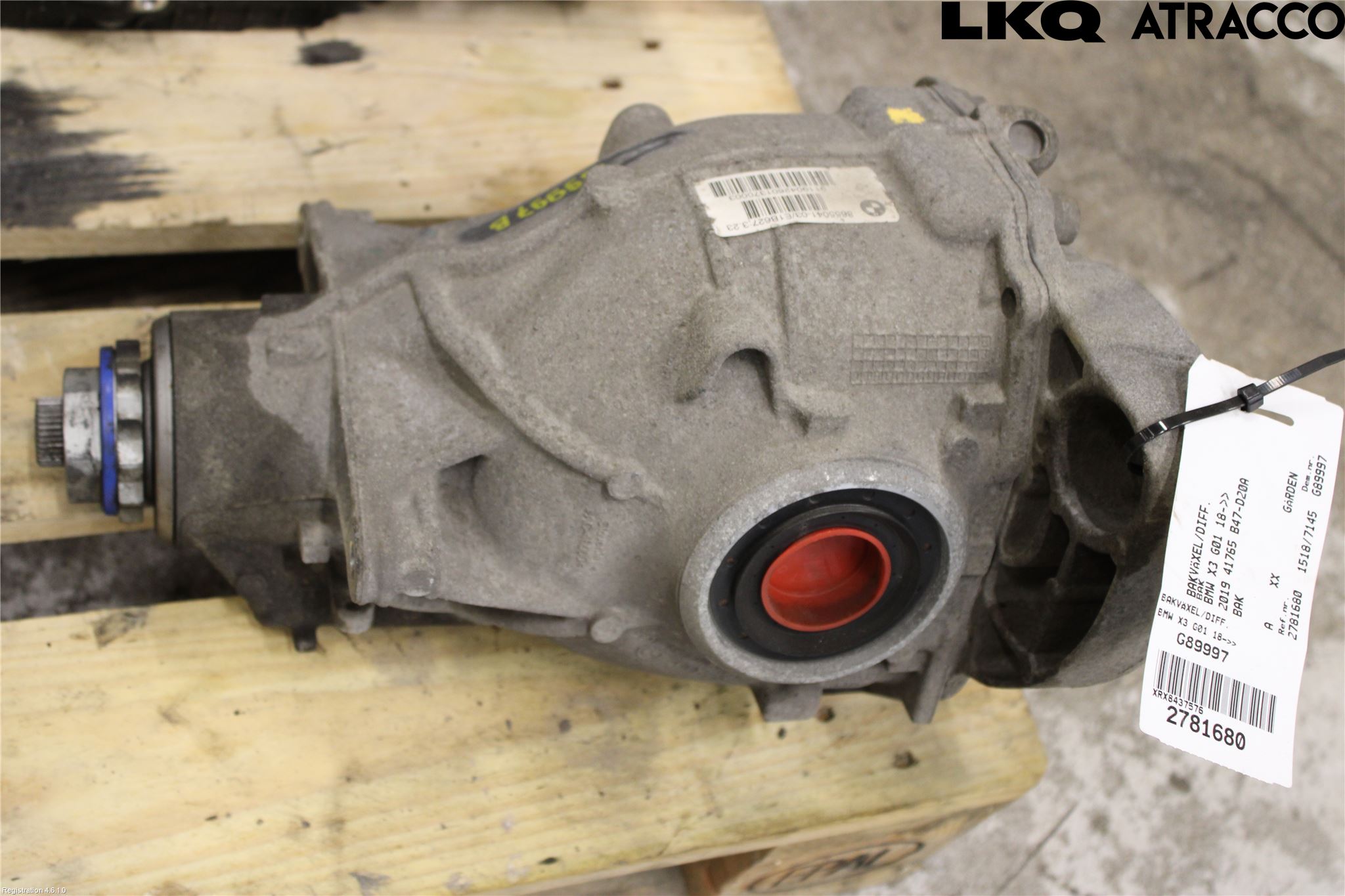 BMW X3 G01 18- Bakväxel-Diff