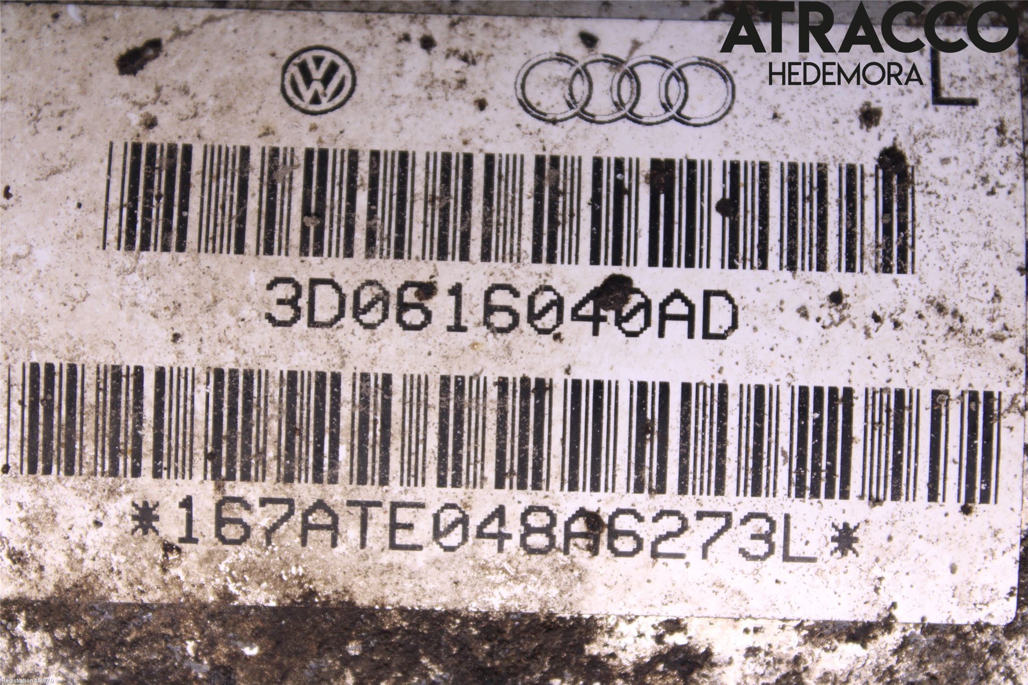 Volkswagen VW PHAETON Fjäderben Fram Höger