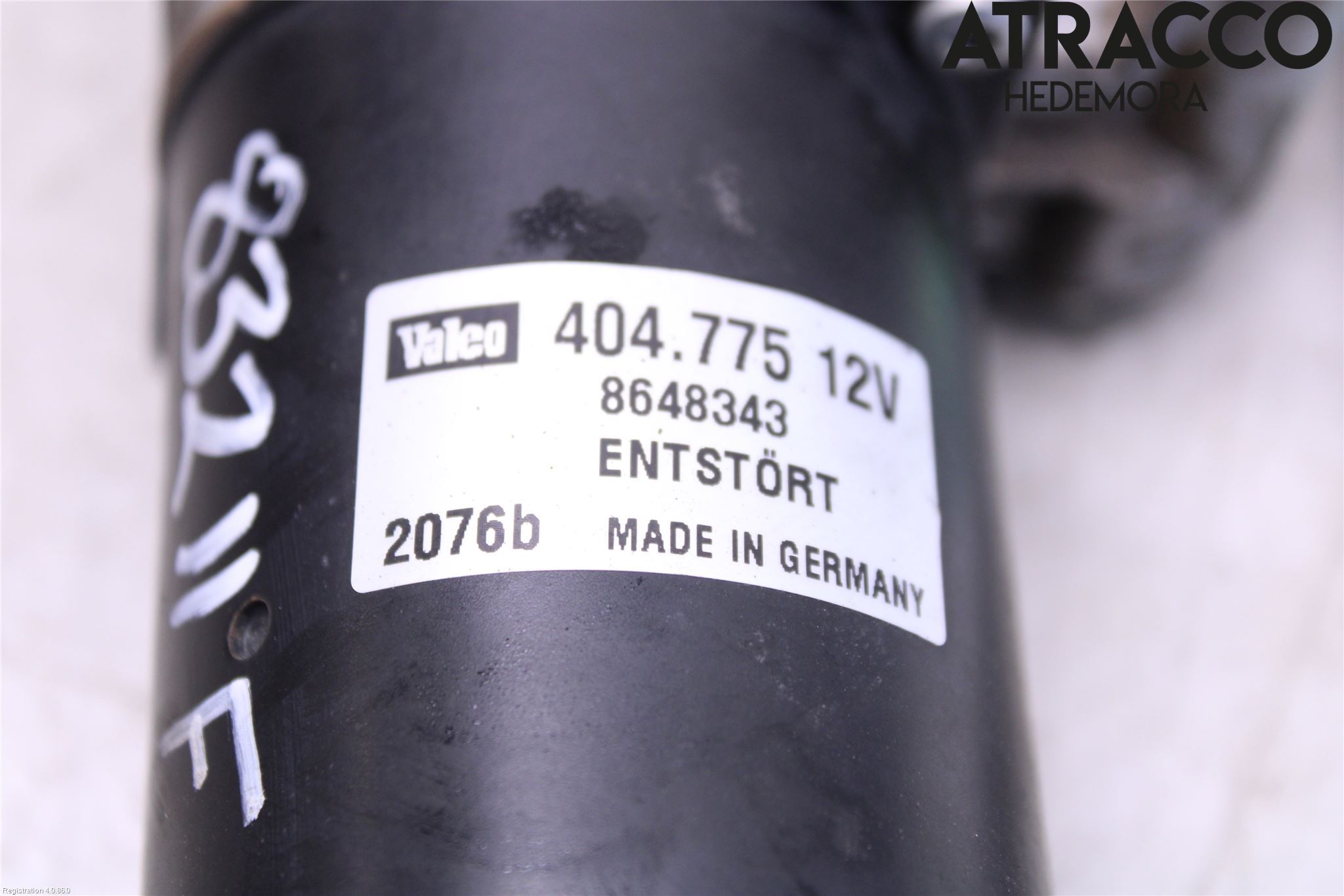 Volvo V70 05-08 Torkarmotor Vindruta