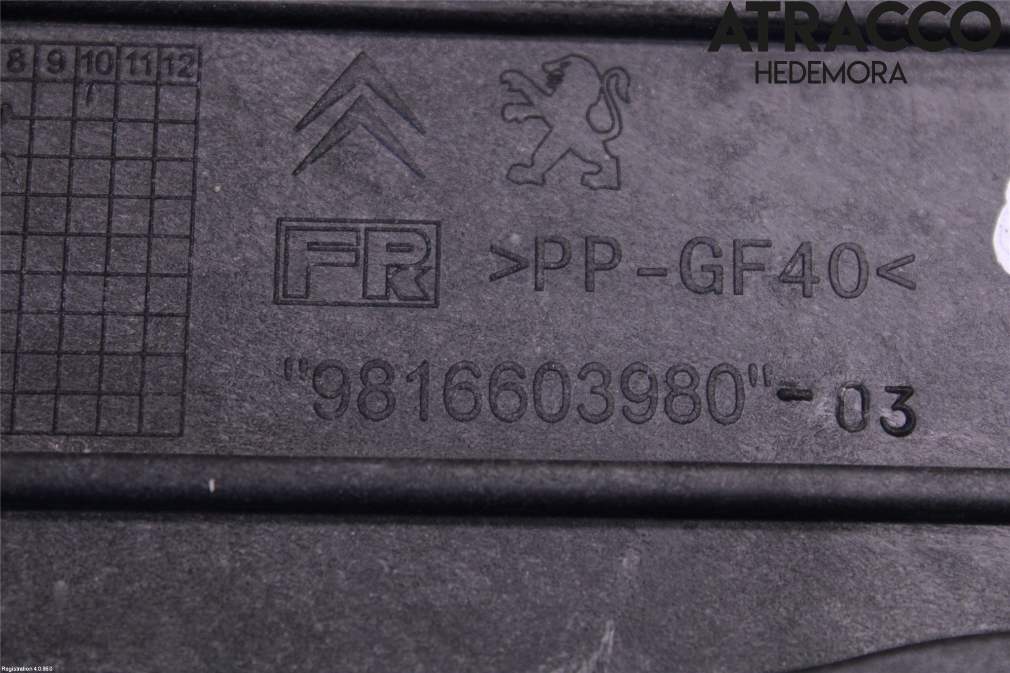 Peugeot 308 14-21 Front Huvlåsplåt-Balk