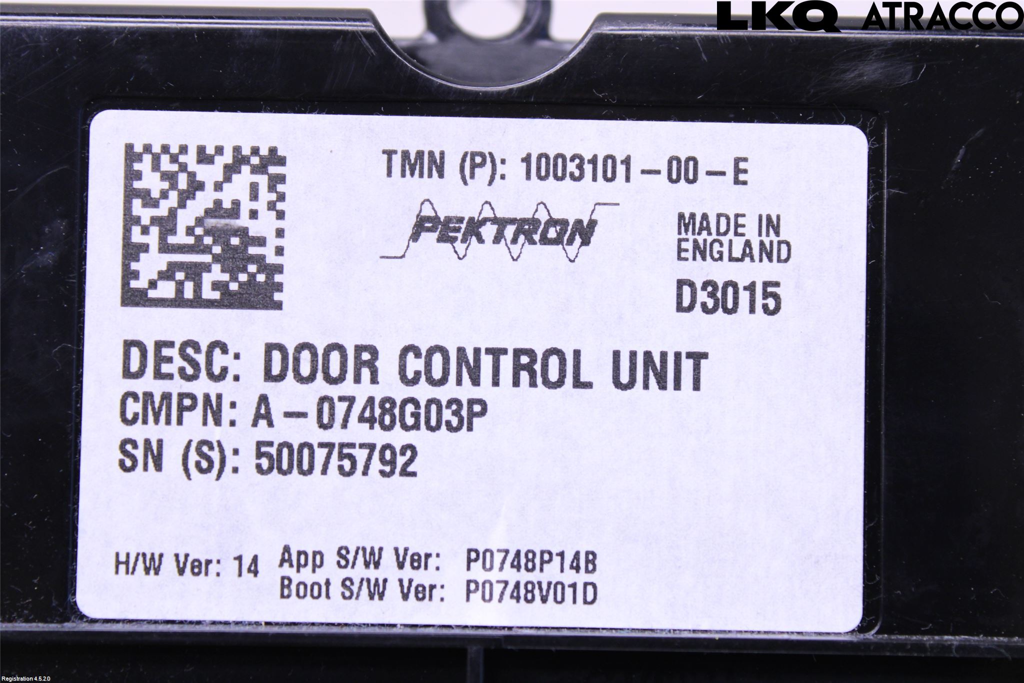 Tesla MODEL S 13- Styrenhet Dörr