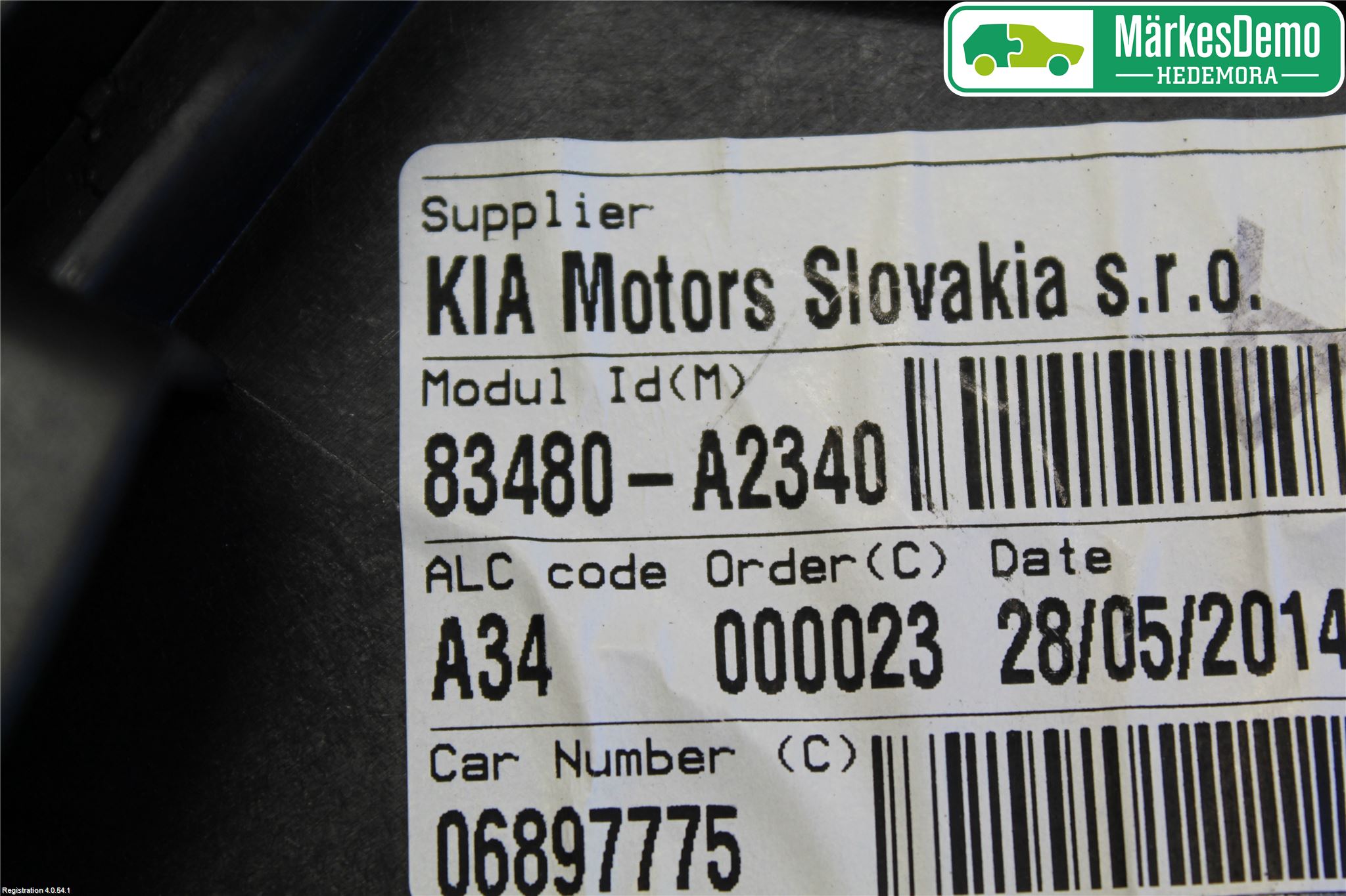 Kia CEED 12-18 Fönsterhiss El Kompl