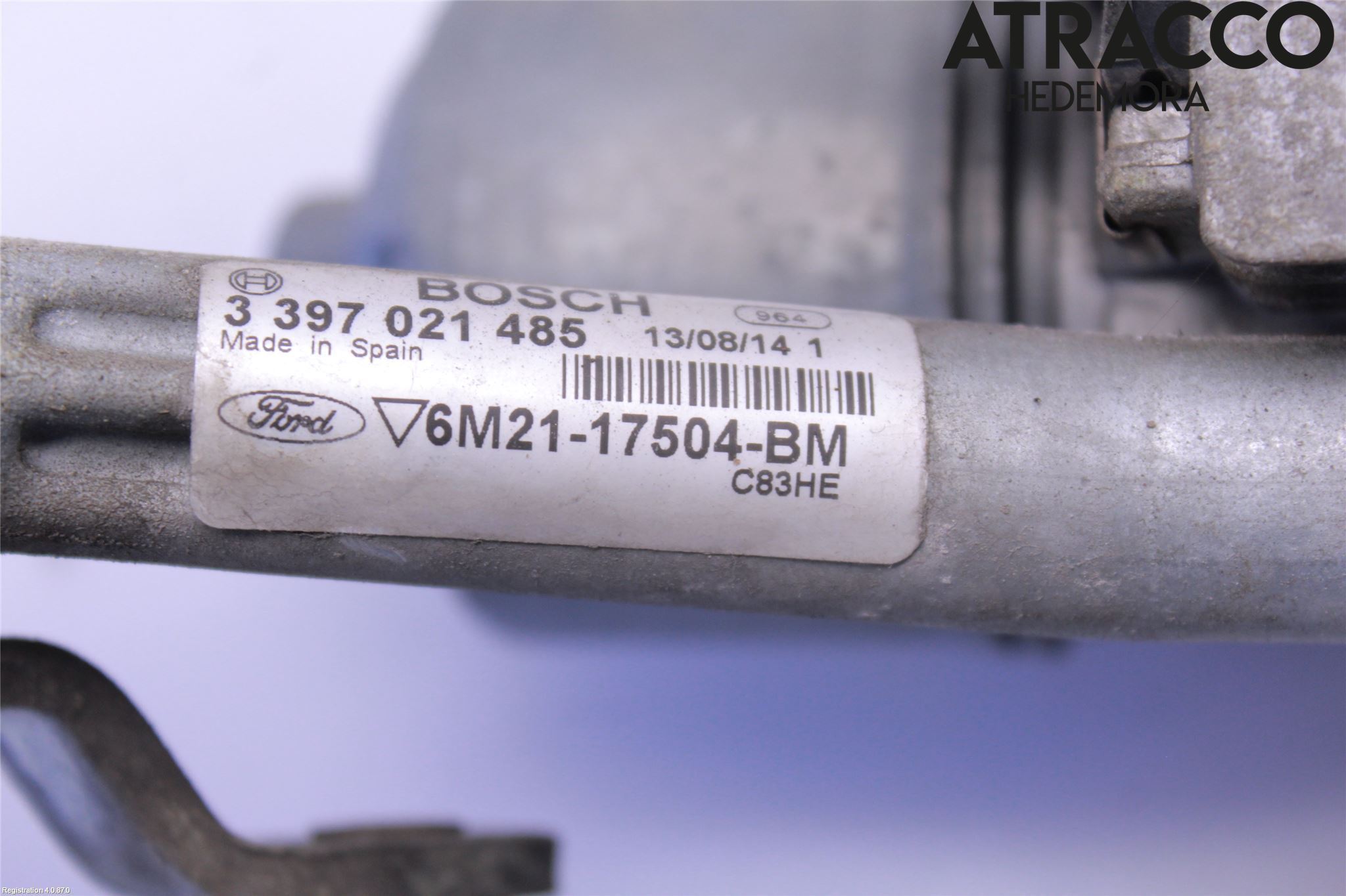 Ford S-MAX 06-15 Torkarmotor Vindruta