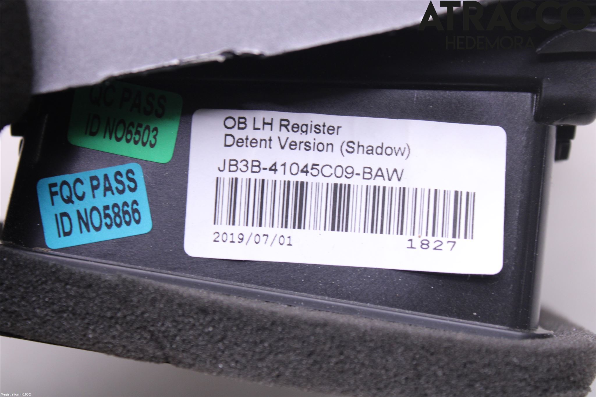 Ford RANGER EU 12-23 Defrosterkanal-Munstycke