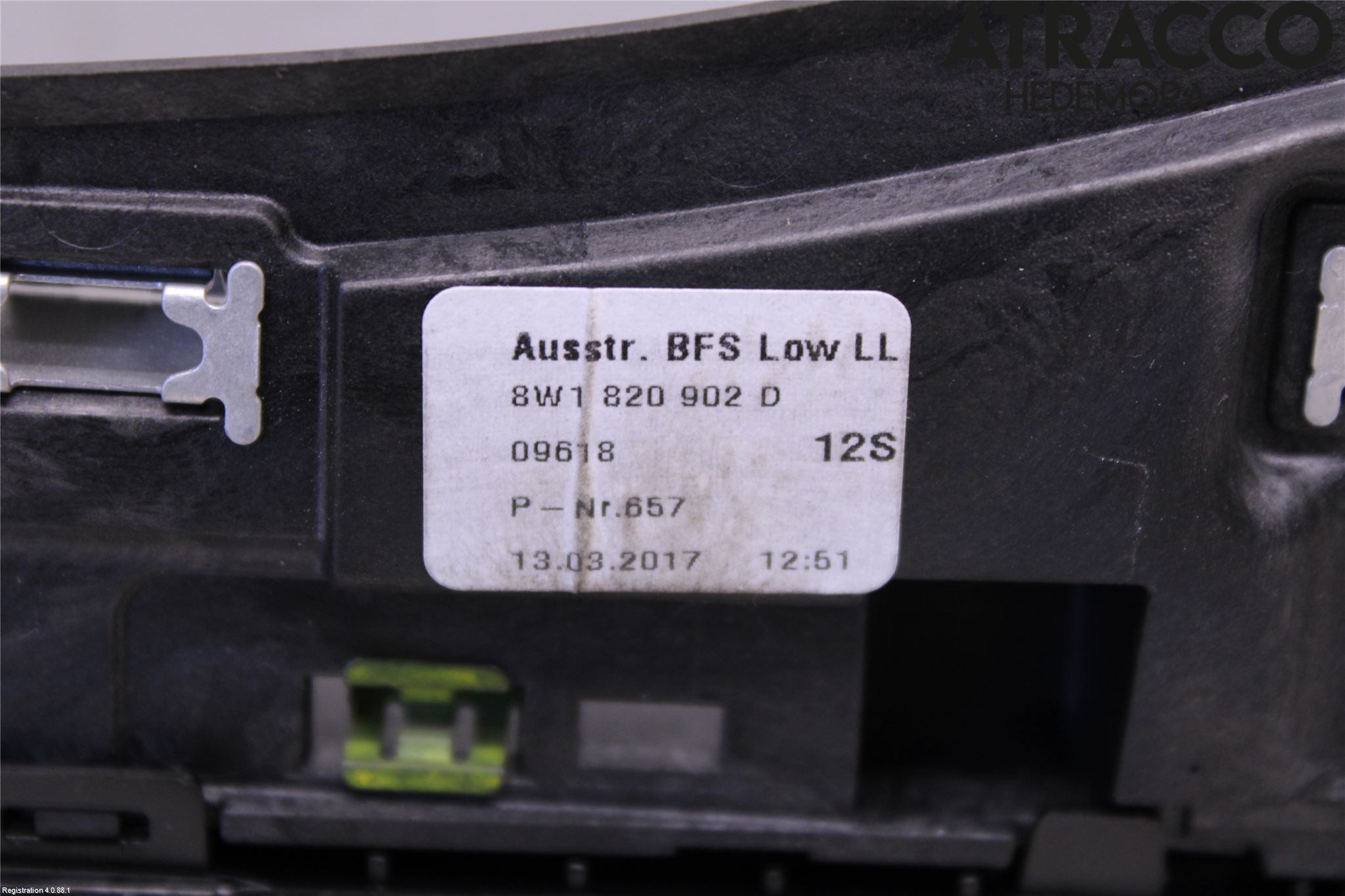 Audi A5 17- Defrosterkanal-Munstycke