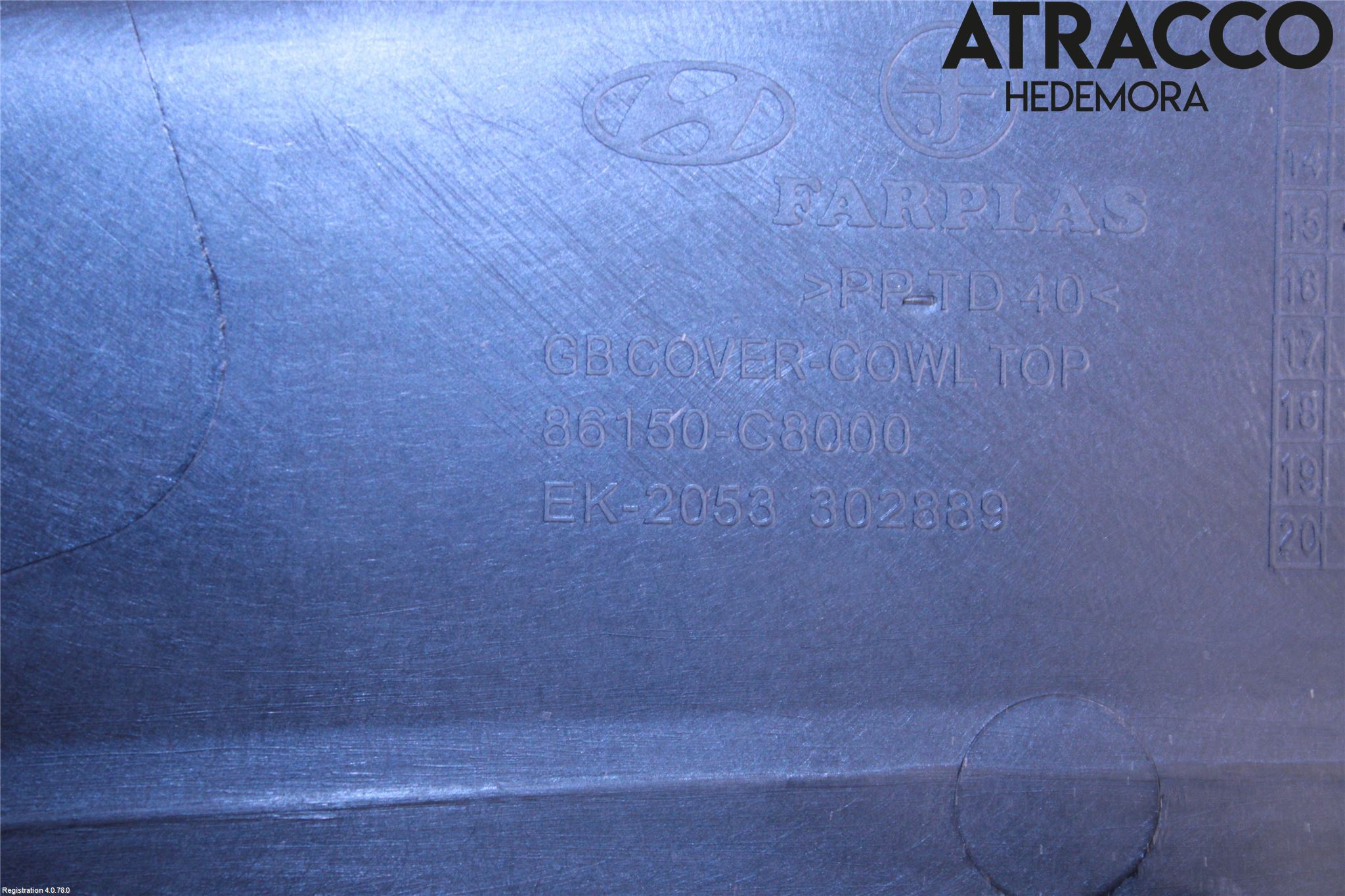 Hyundai i20 GB 15-20 Torpedplåt-Torpedplast