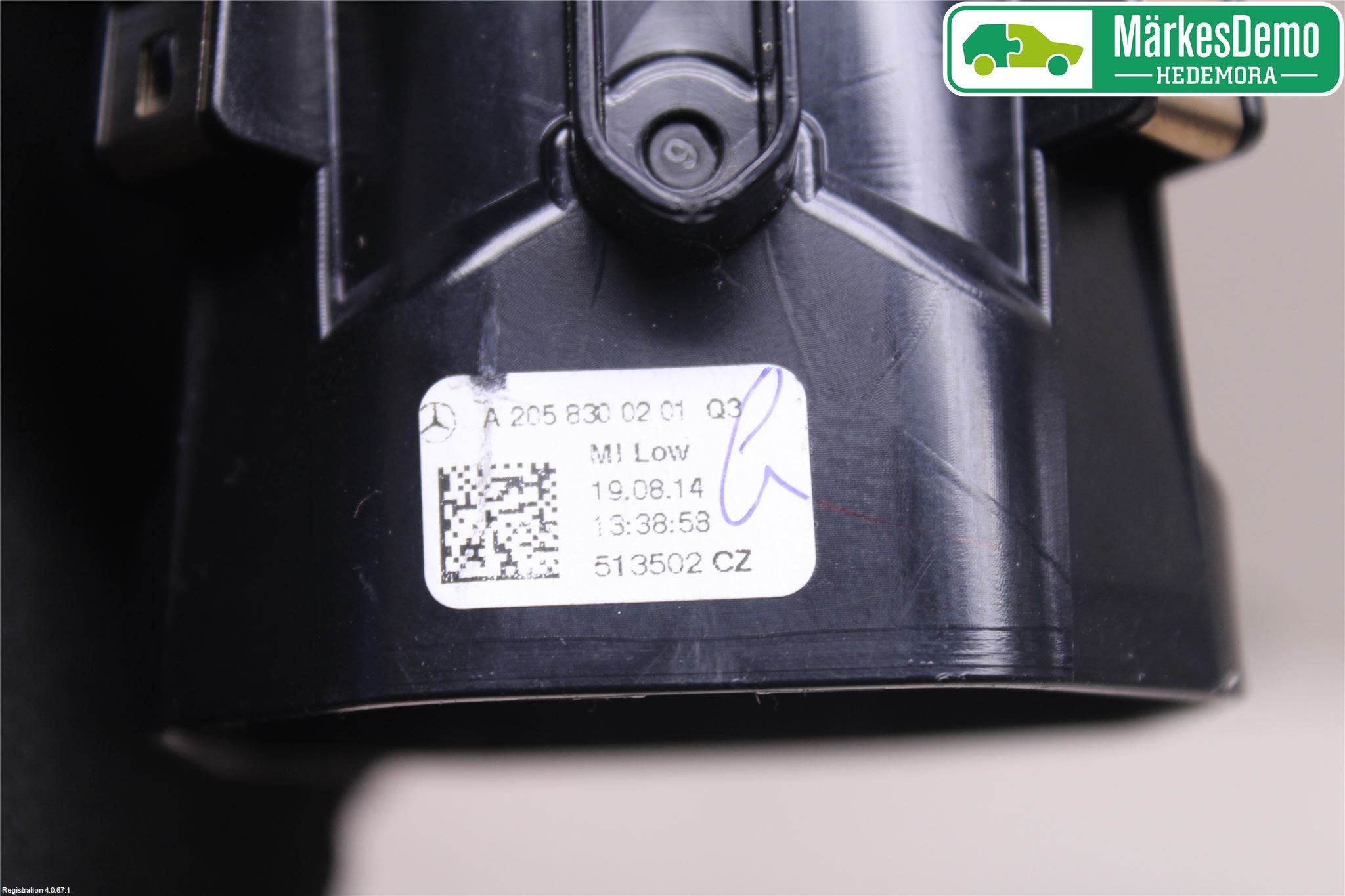 Mercedes-Benz MB C-KLASS (W205) 14-21 Defrosterkanal-Munstycke