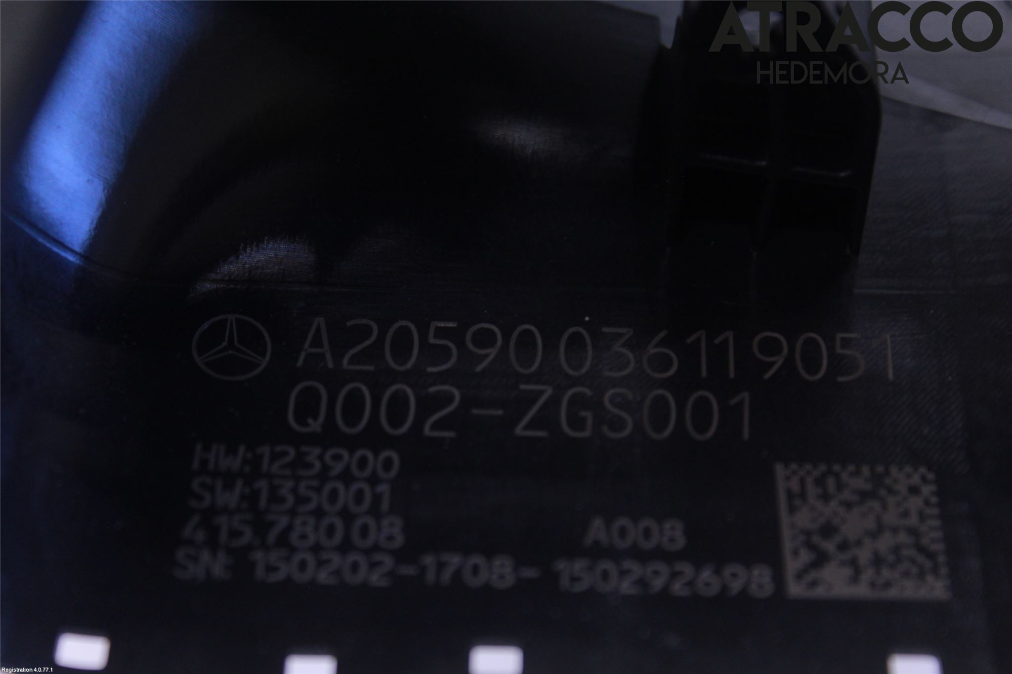 Mercedes-Benz MB C-KLASS (W205) 14-21 Rattkåpa-Kåpor