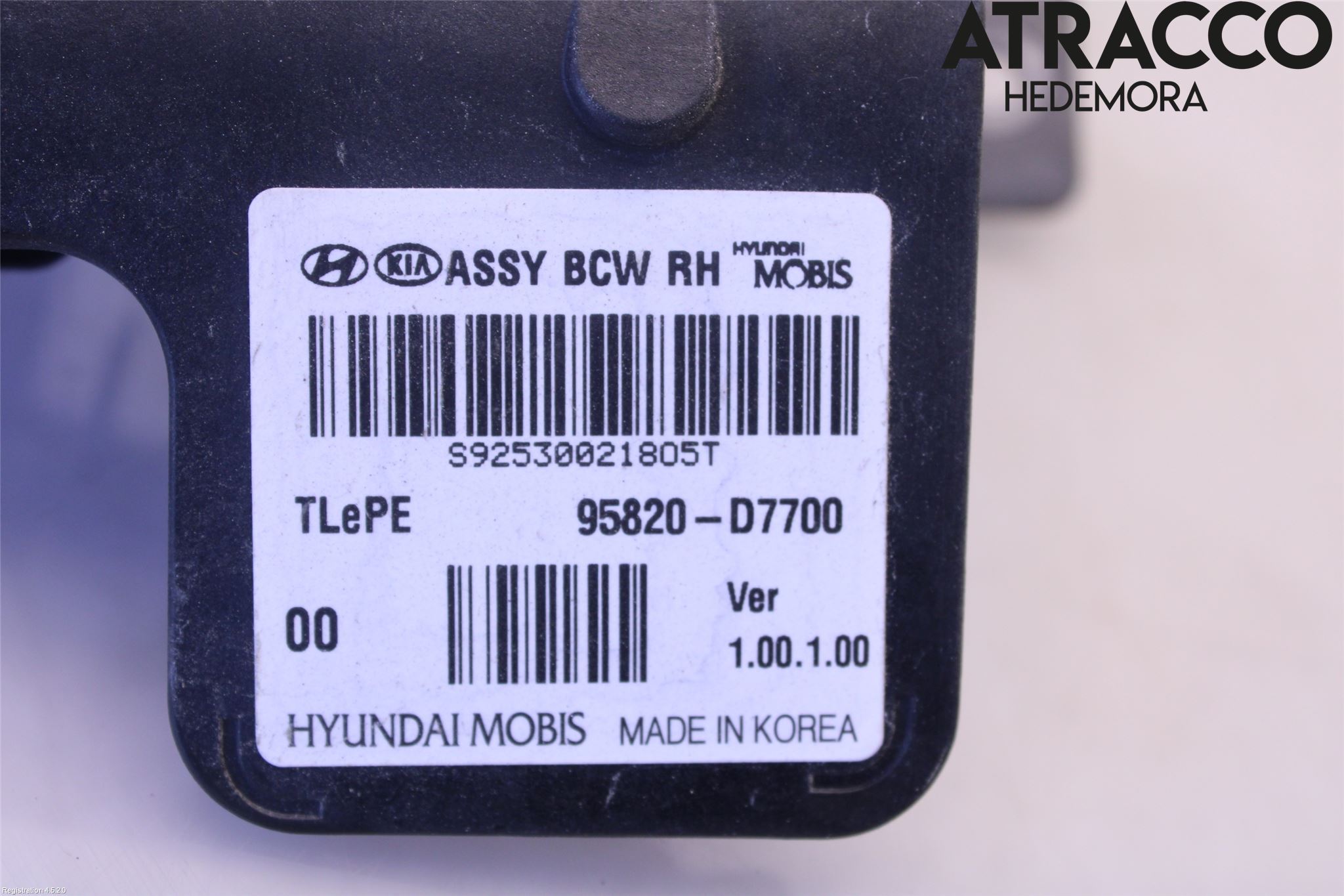 Hyundai TUCSON 05- Sensor Aktivt Kollisionsskydd