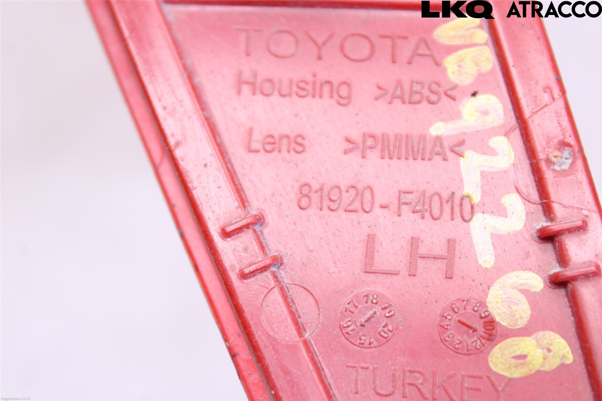 Toyota C-HR 16-23 Dimljus/Reflex Bak