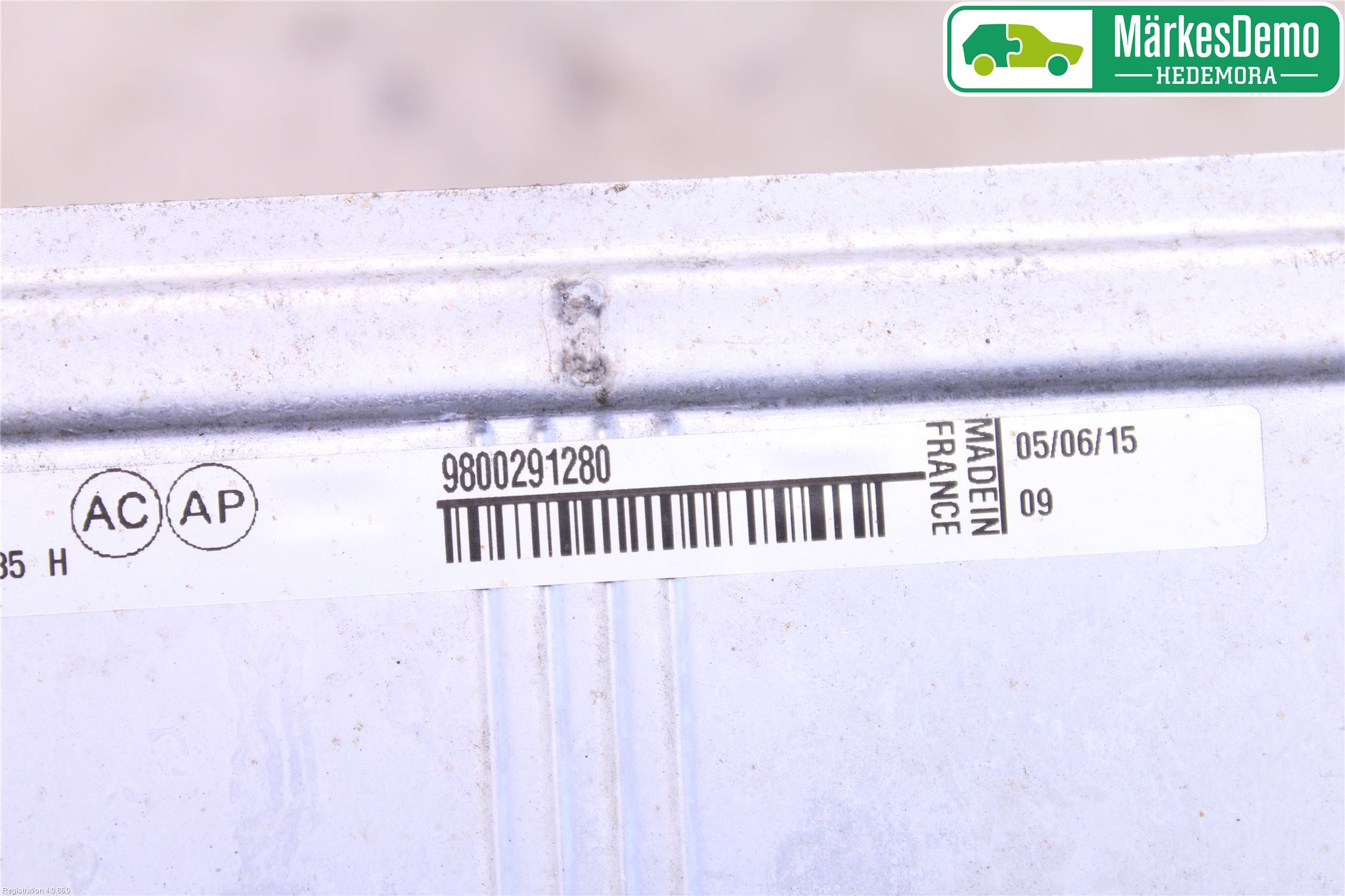 Peugeot PARTNER 16-18 Laddluft-Intercooler Kyl