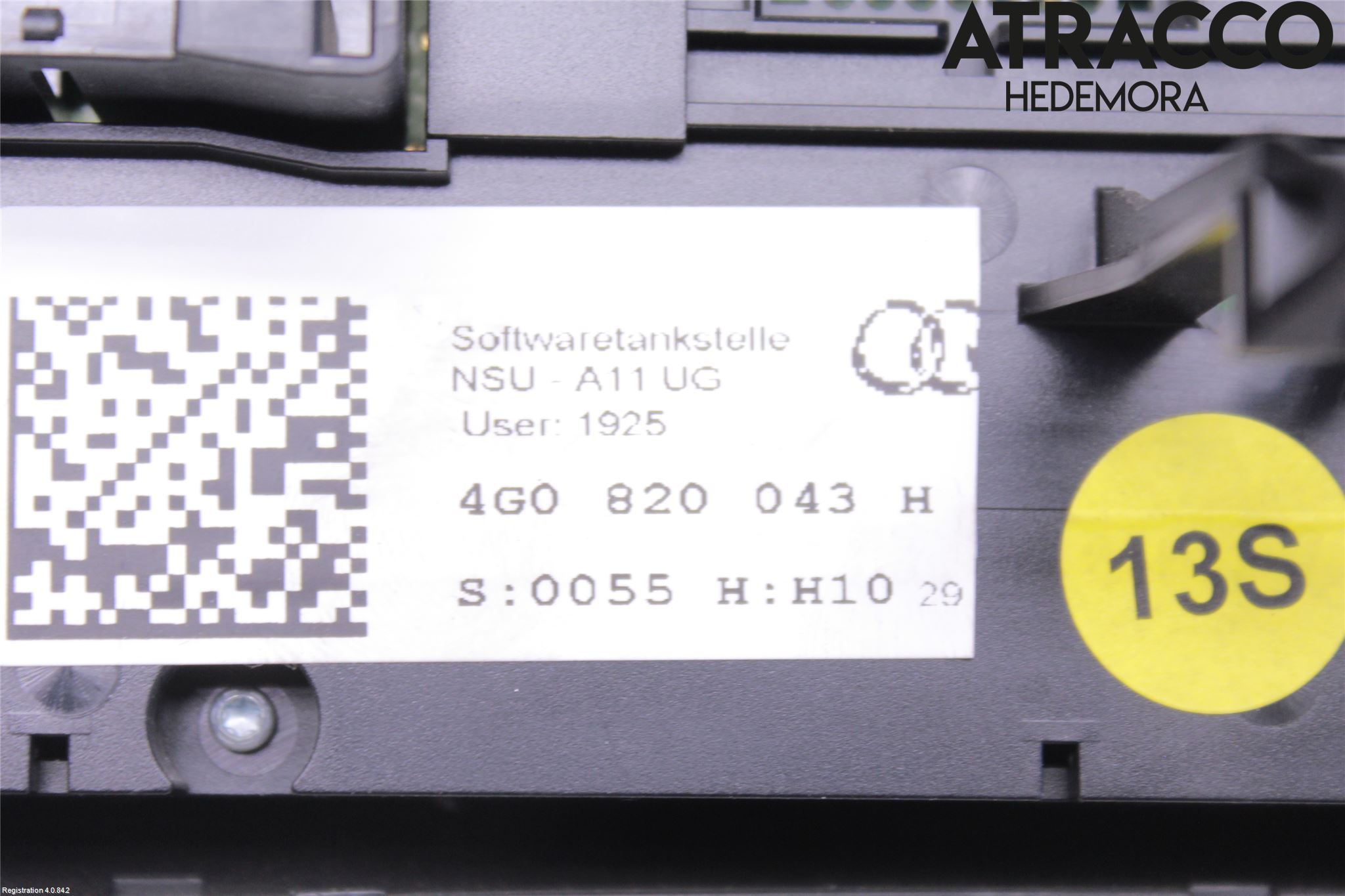 Audi A7/S7 4G 11-17 Ac Styrenhet Ac Manöveren