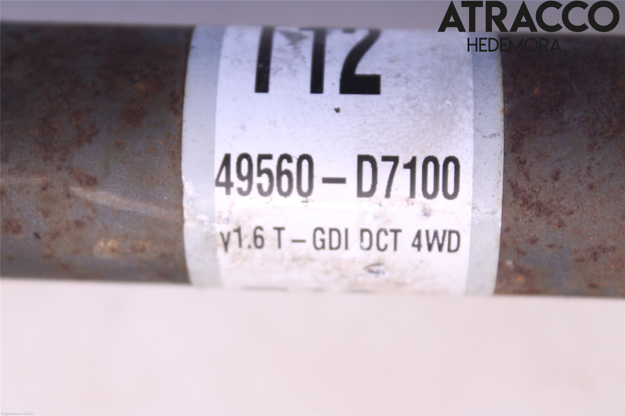 Kia SPORTAGE (QL) 16-21 Drivaxel Fram Höger