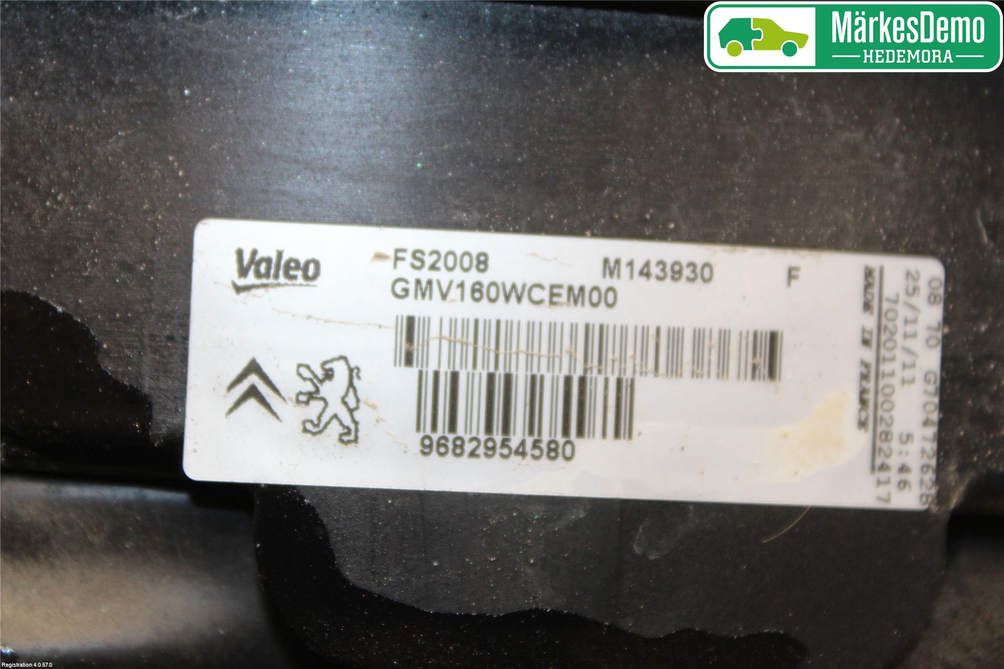 Peugeot 508 11-18 Kylfläkt El