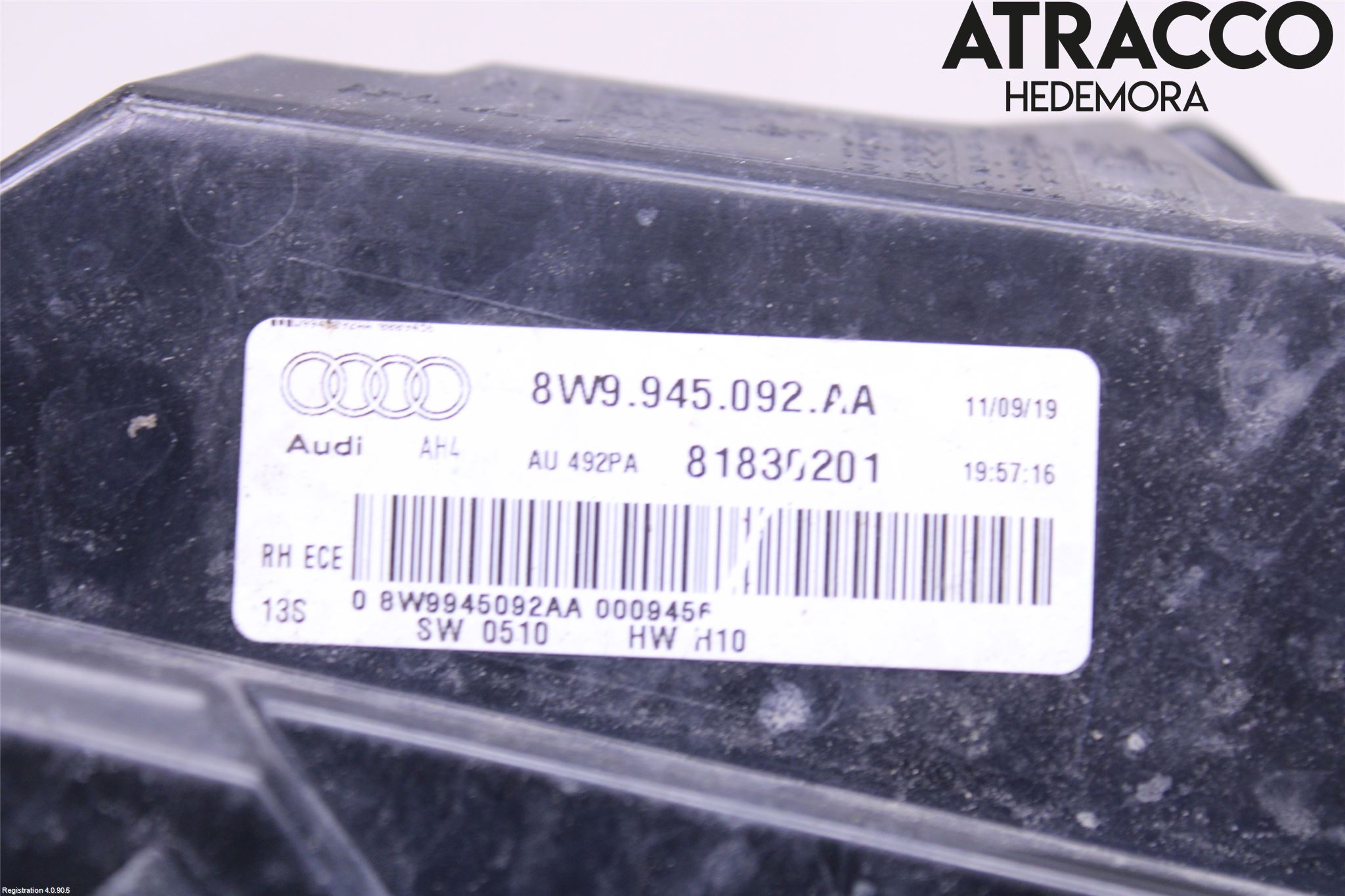 Audi A4 ALLROAD 17- Bakljus Höger