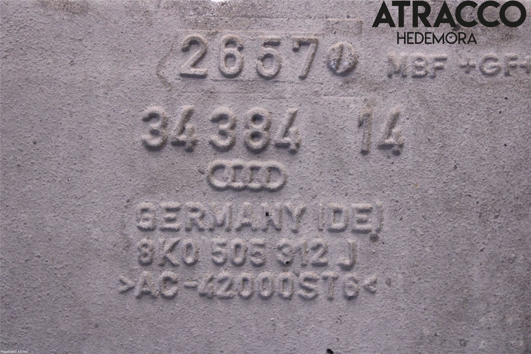 Audi A4/S4 08-11 Bärarm Bak Höger