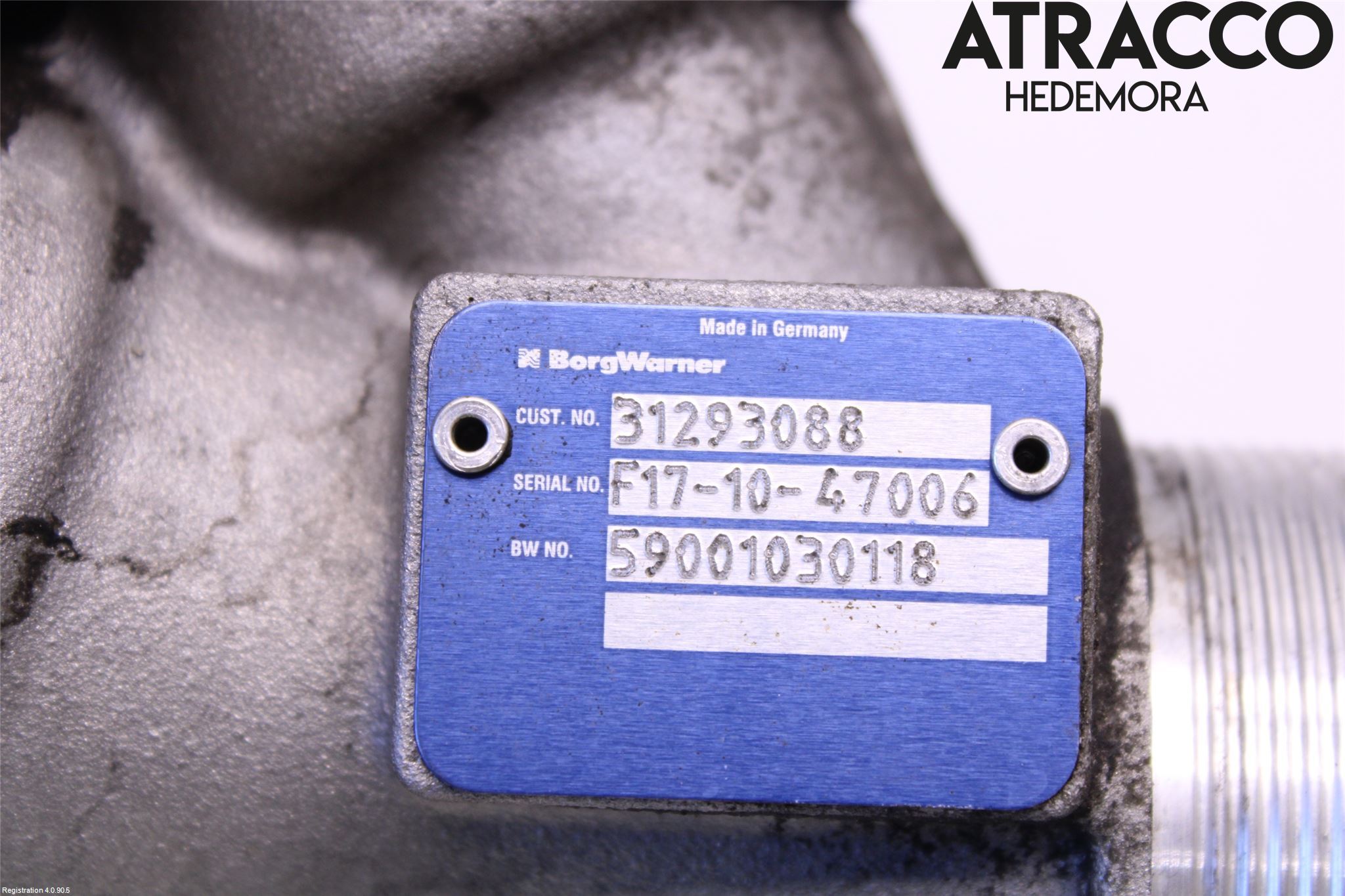 Volvo V70 08-13 Laddluft-Intercoolerrör