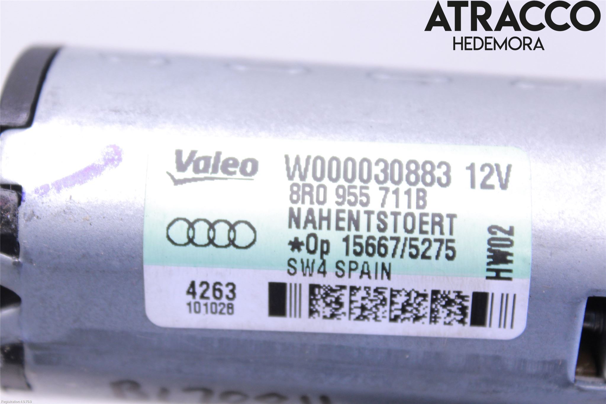 Audi Q5 09-16 Torkarmotor Baklucka