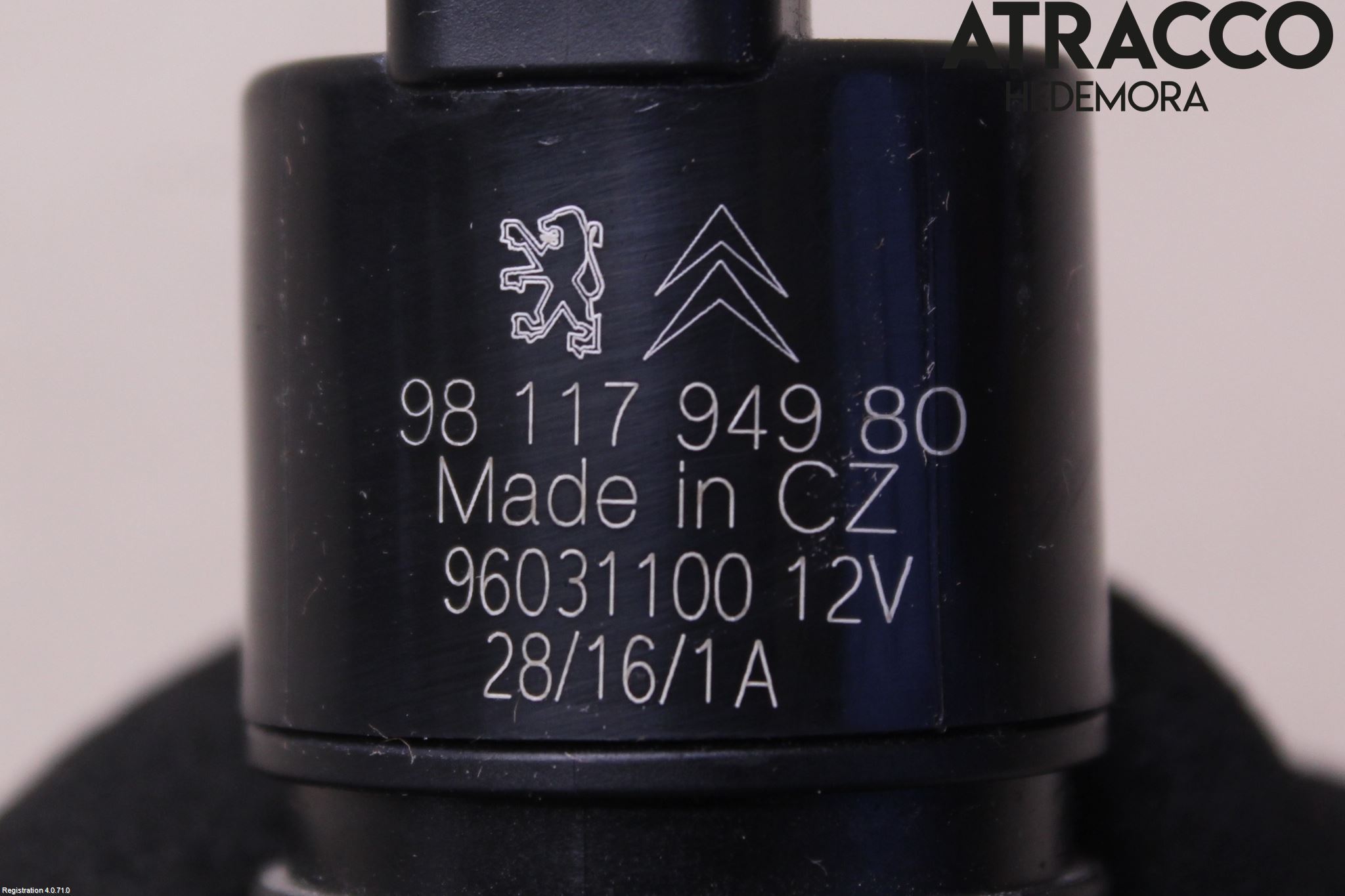 Peugeot EXPERT/E-EXPERT 17- Spolarpump Vindruta