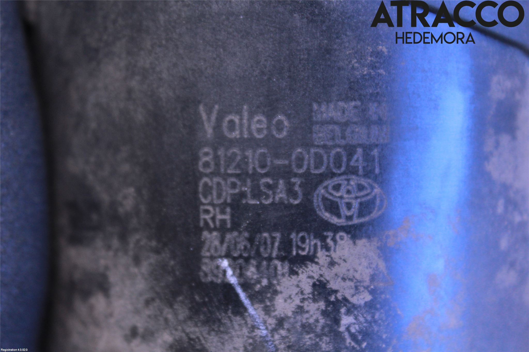 Toyota AURIS 07-09 Dimljus-Varselljus Fram