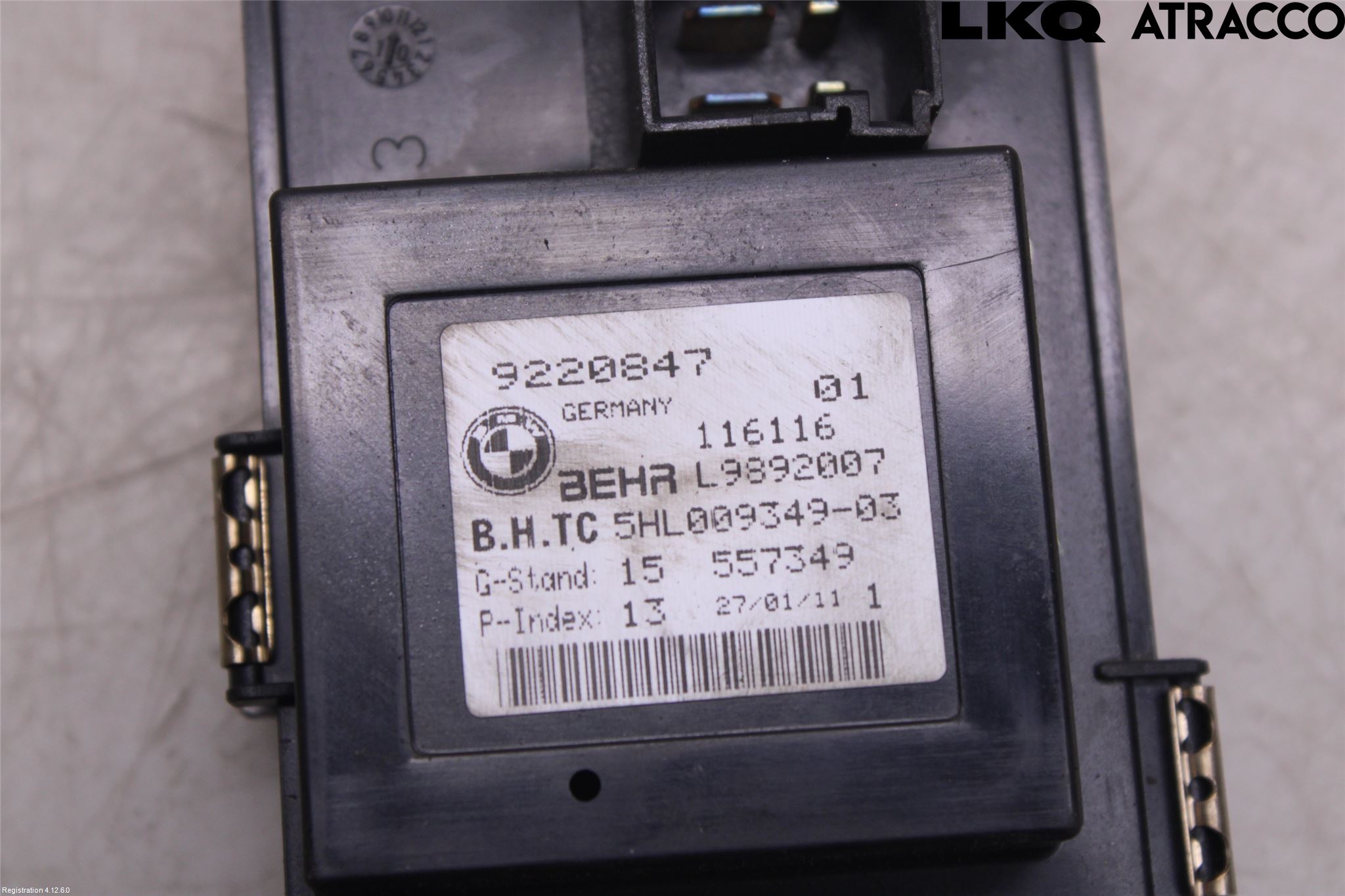 BMW 5 F10/F11/F18 09-17 Värmefläktsmotstånd