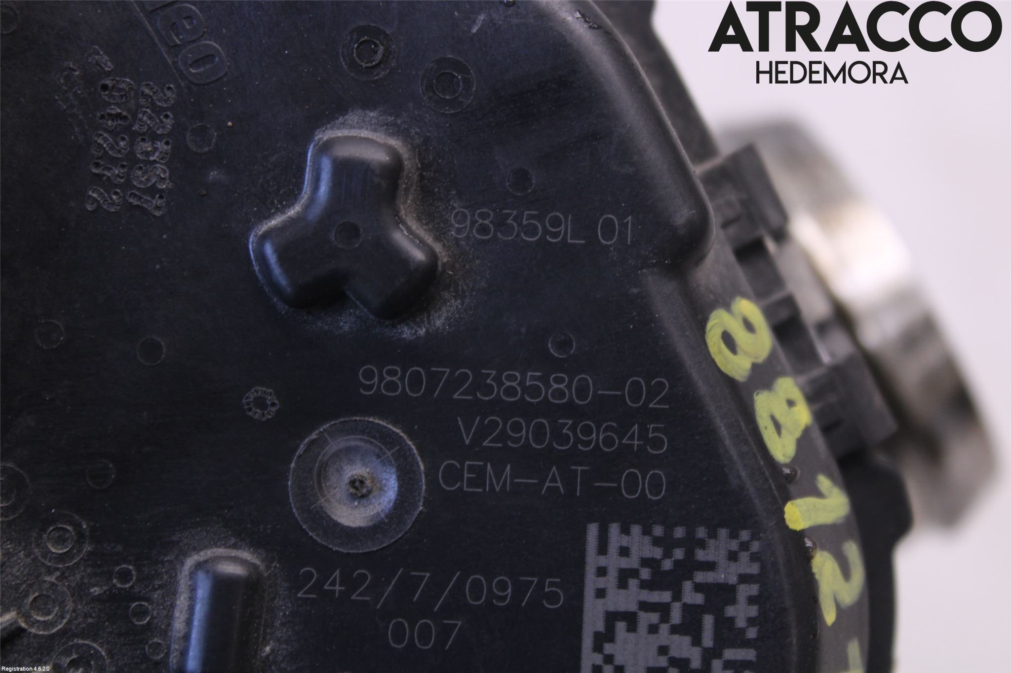 Citroen BERLINGO 08-18 Injspjällhus