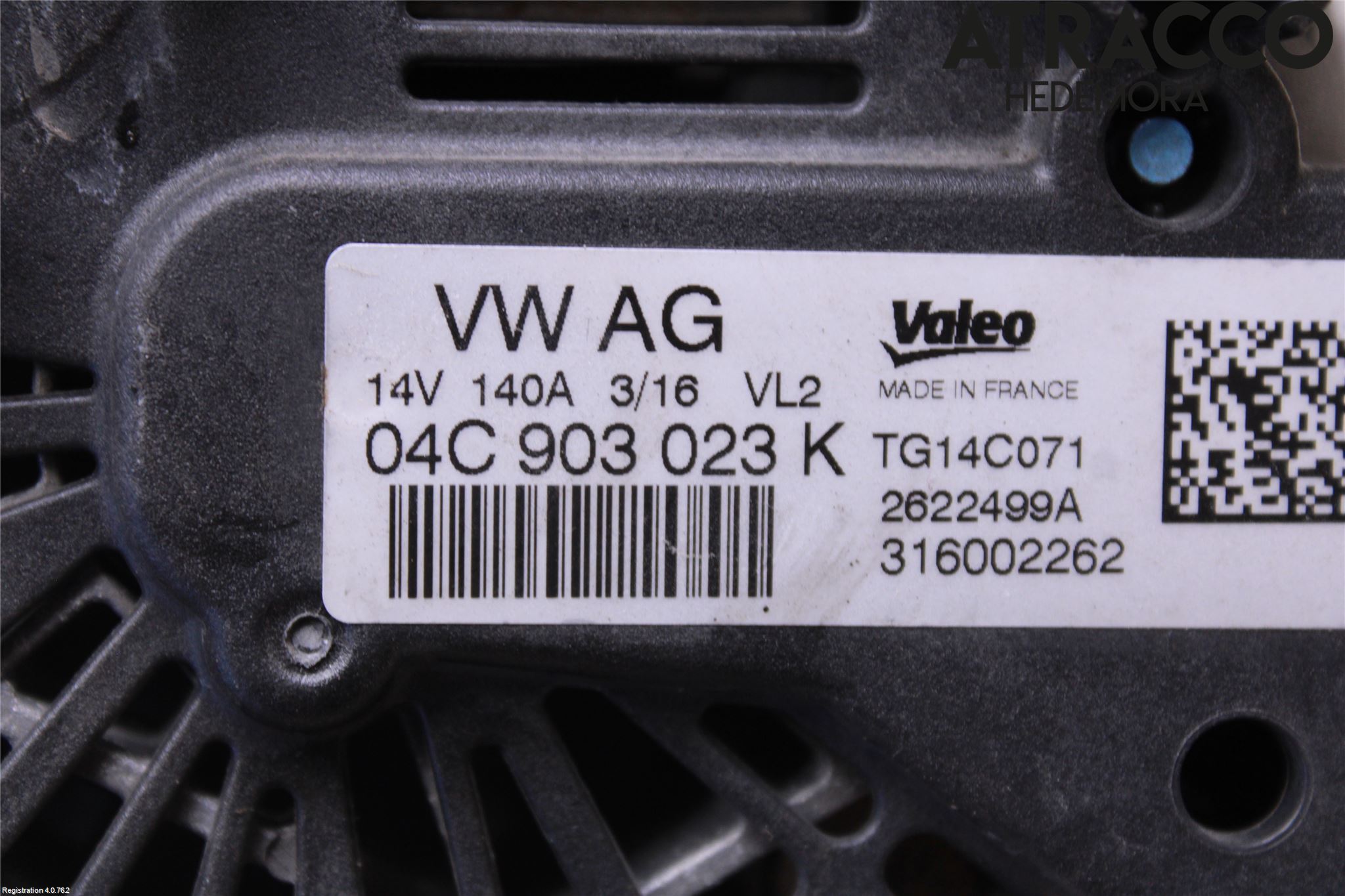 Volkswagen VW TOURAN 16- Generator
