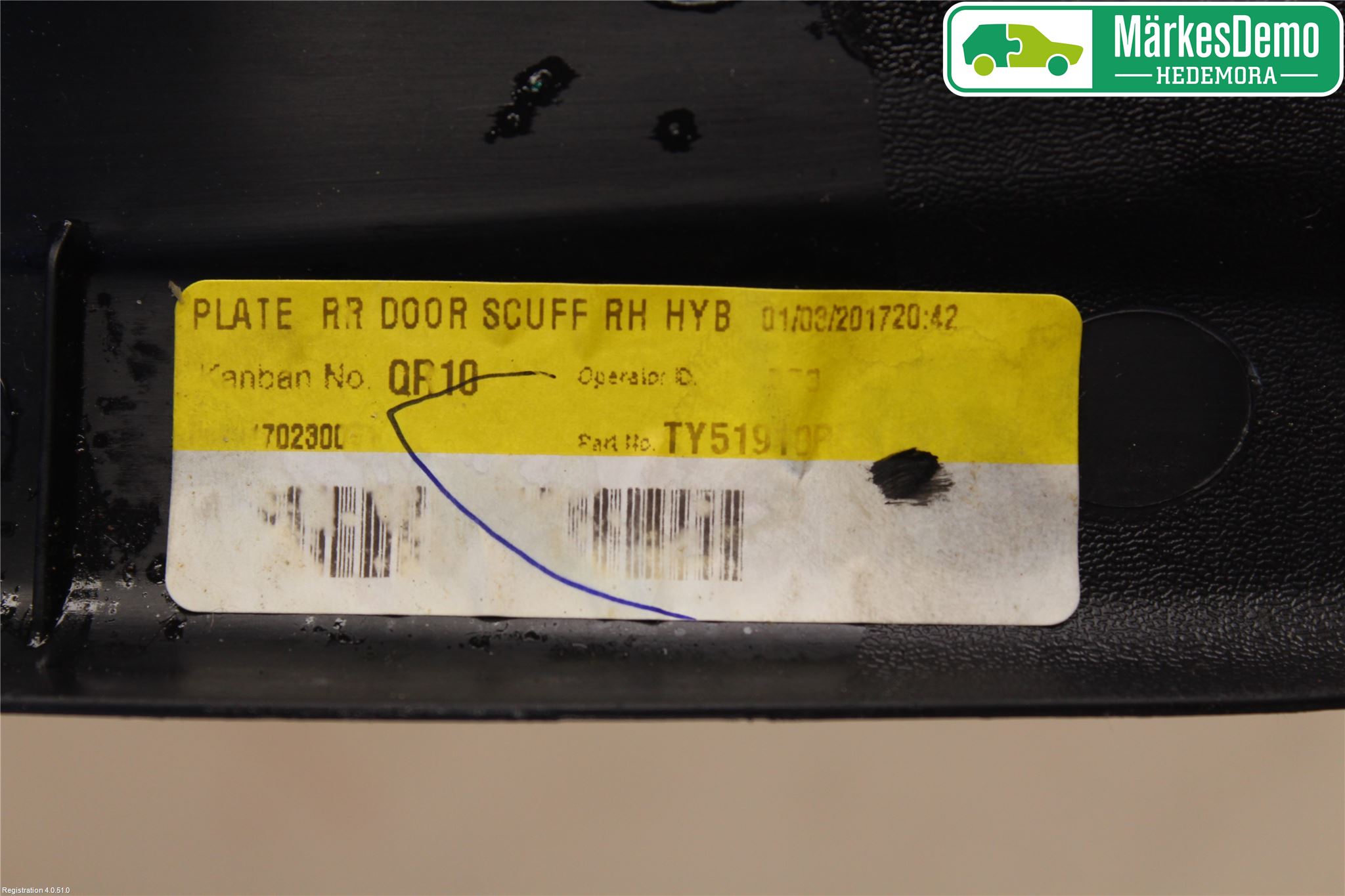 Toyota AURIS 13-19 Inr Tröskel-Insteg