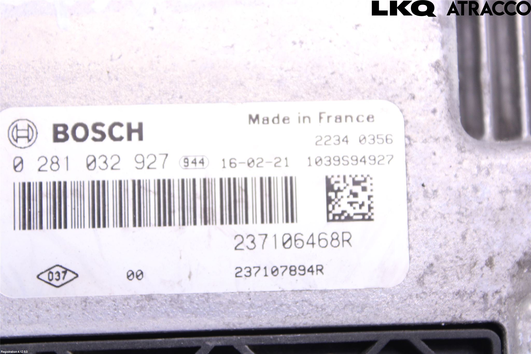 Renault TALISMAN 16-20 Styrenhet Inspump Diesel