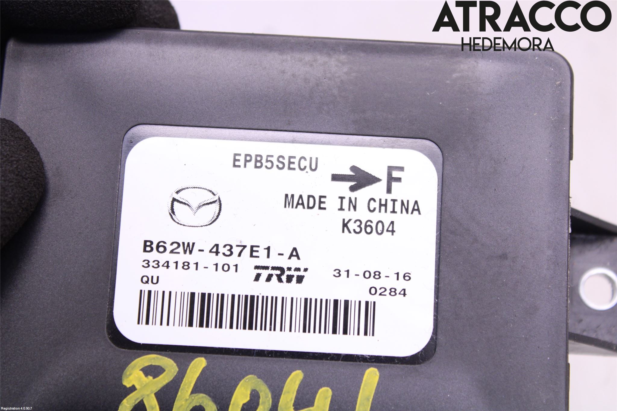 Mazda 3 III 14-19 Styrenhet Parkbroms Epb