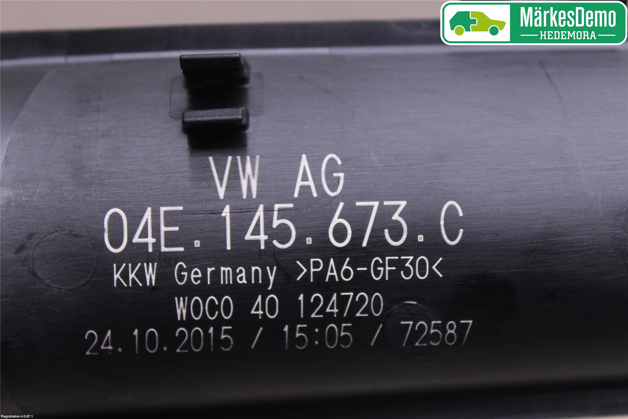 Volkswagen VW POLO 10-17 Laddluft-Intercoolerrör