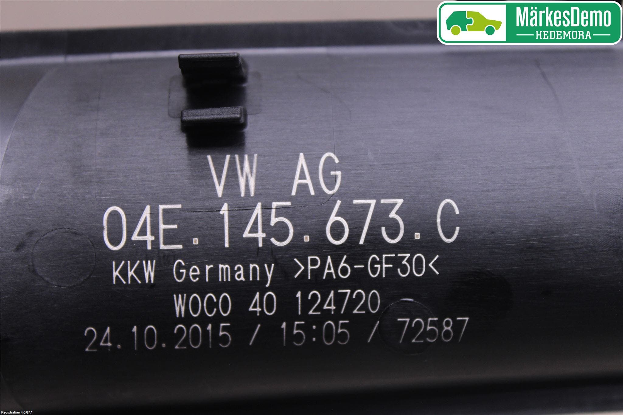 Volkswagen VW POLO 10-17 Laddluft-Intercoolerrör