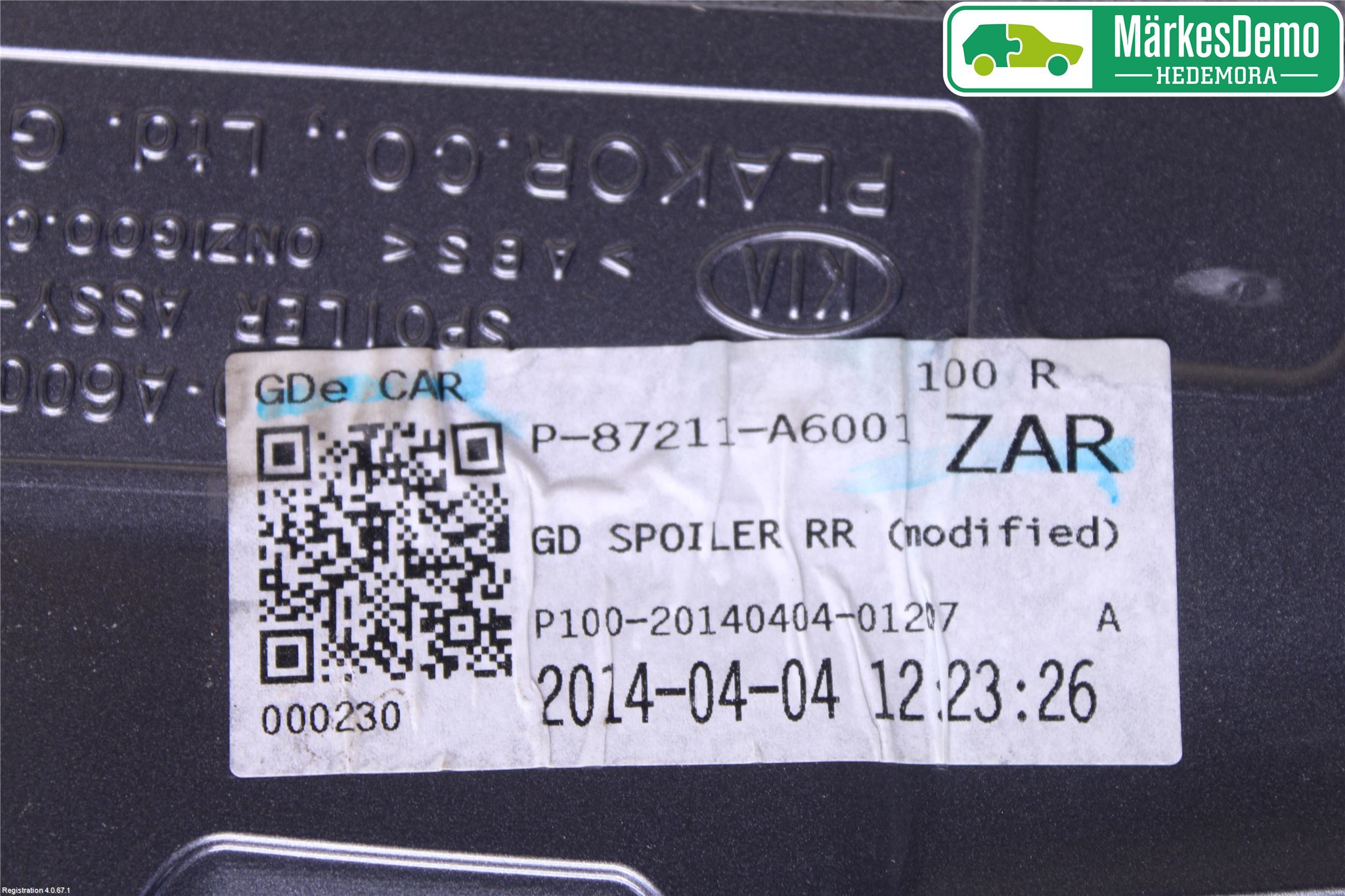 Hyundai i30 GD 13-17 Spoiler Baklucka