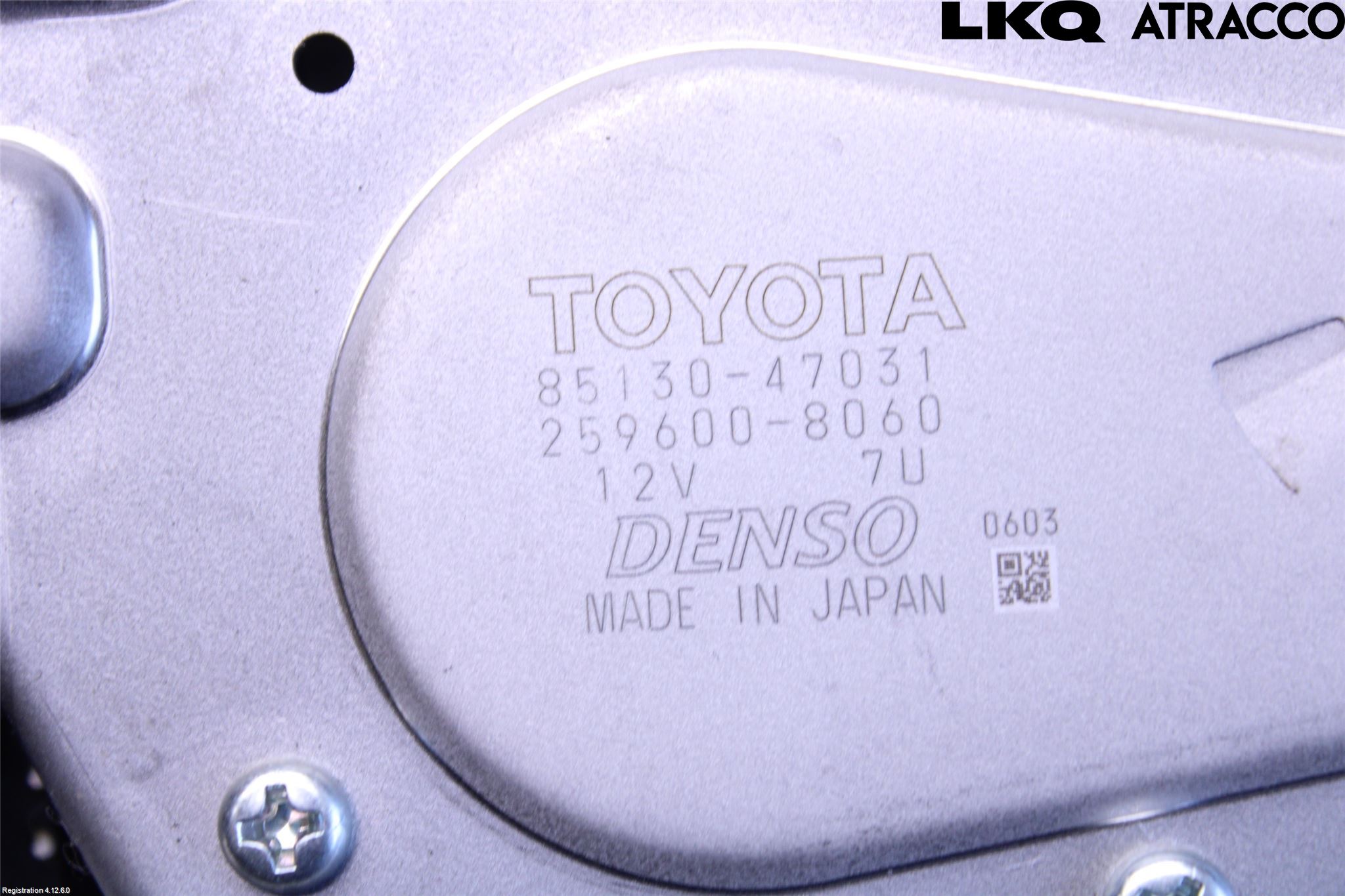 Toyota PRIUS (ZVW50) 16-21 Torkarmotor Baklucka