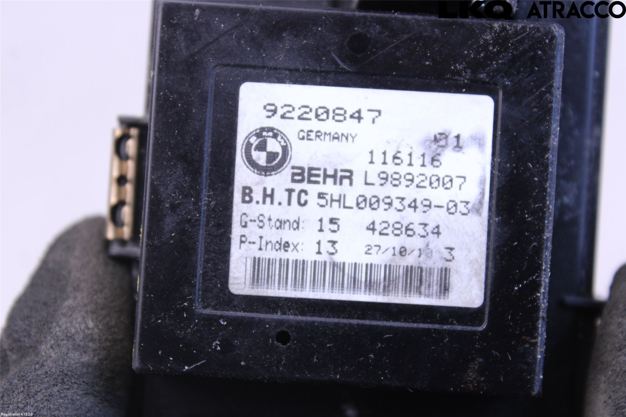 BMW 5 F10/F11/F18 09-17 Värmefläktsmotstånd