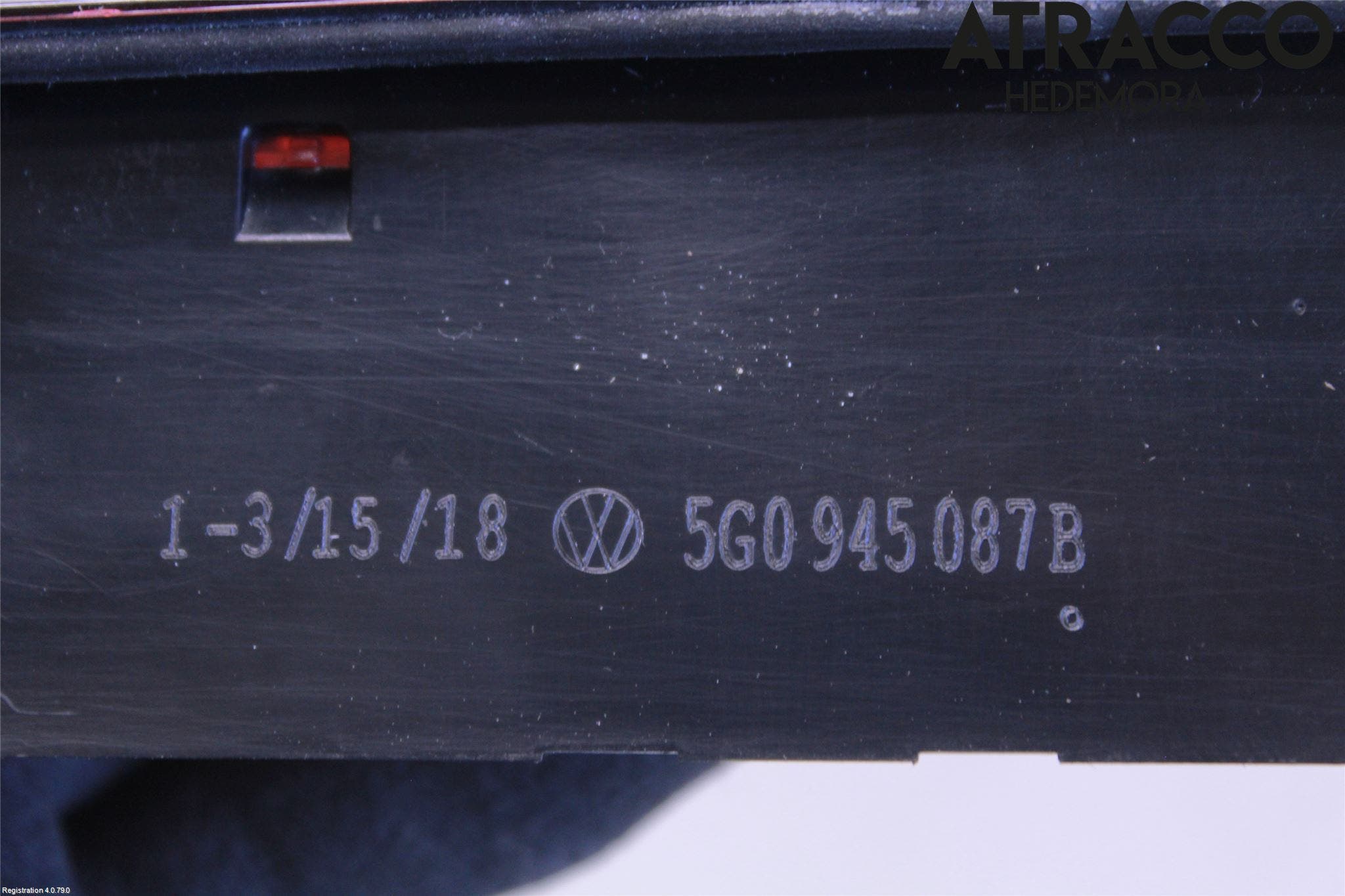 Volkswagen VW TIGUAN 16-24 Bromsljus Bakruta